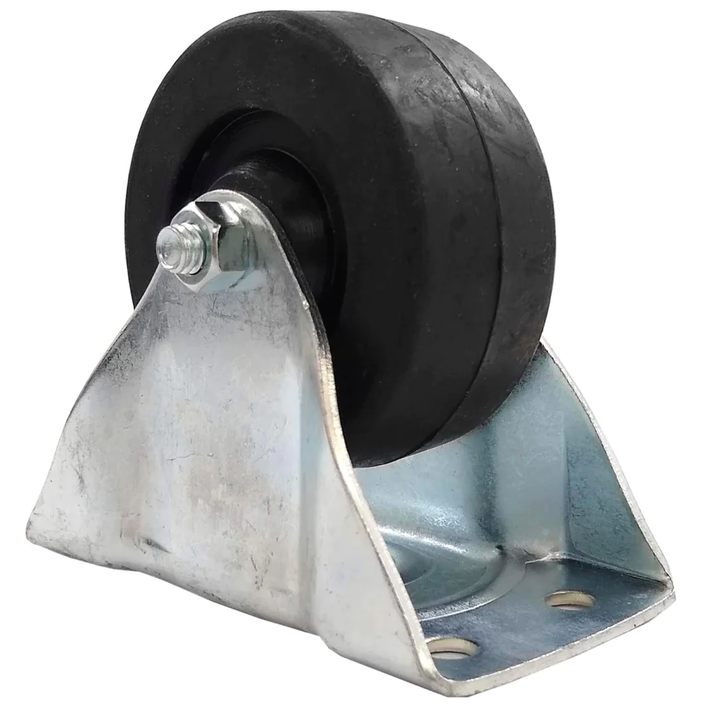 Rodaja placa fija 3" galvanizada Jolmar I040