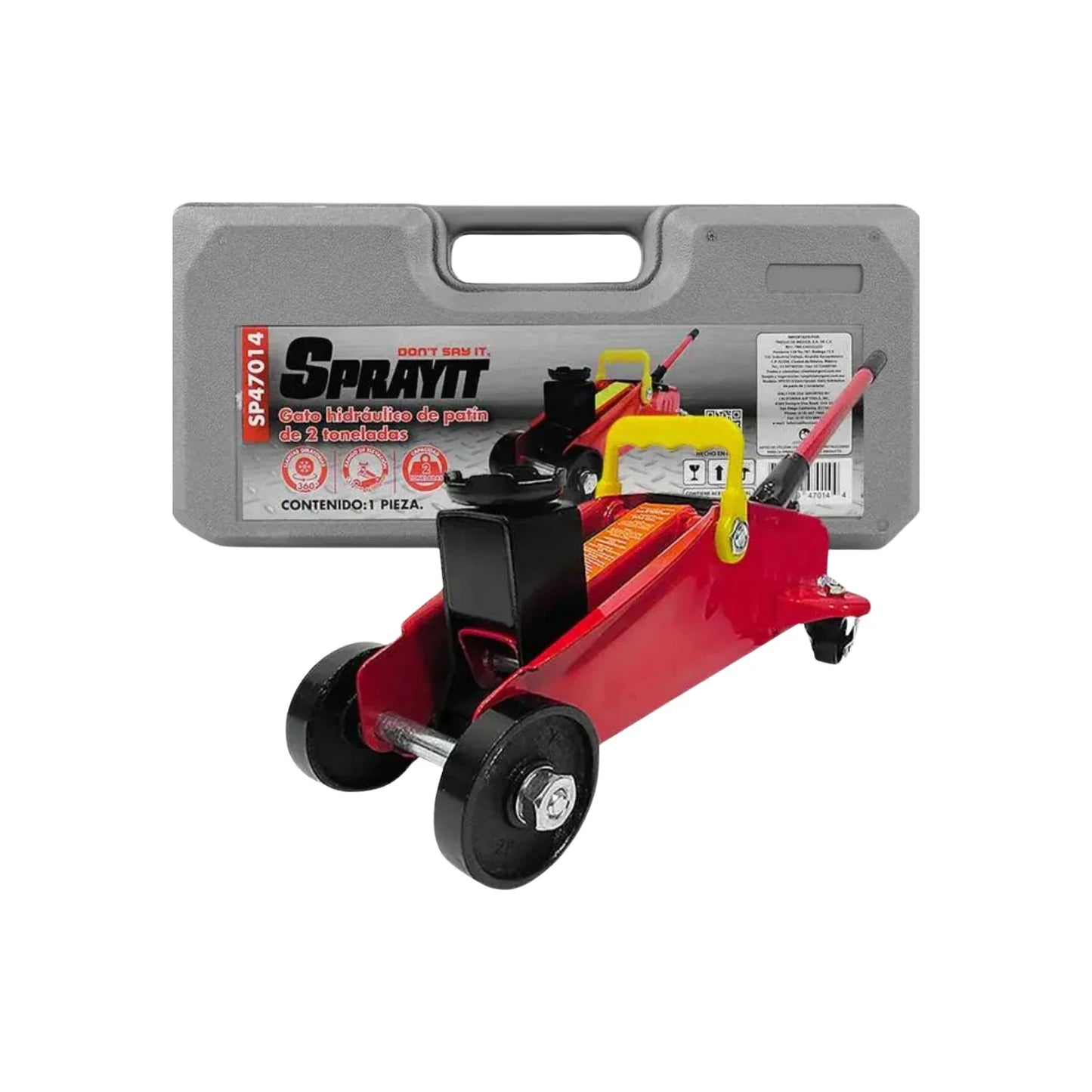Gato de patín 2 toneladas Sprayit SP47014