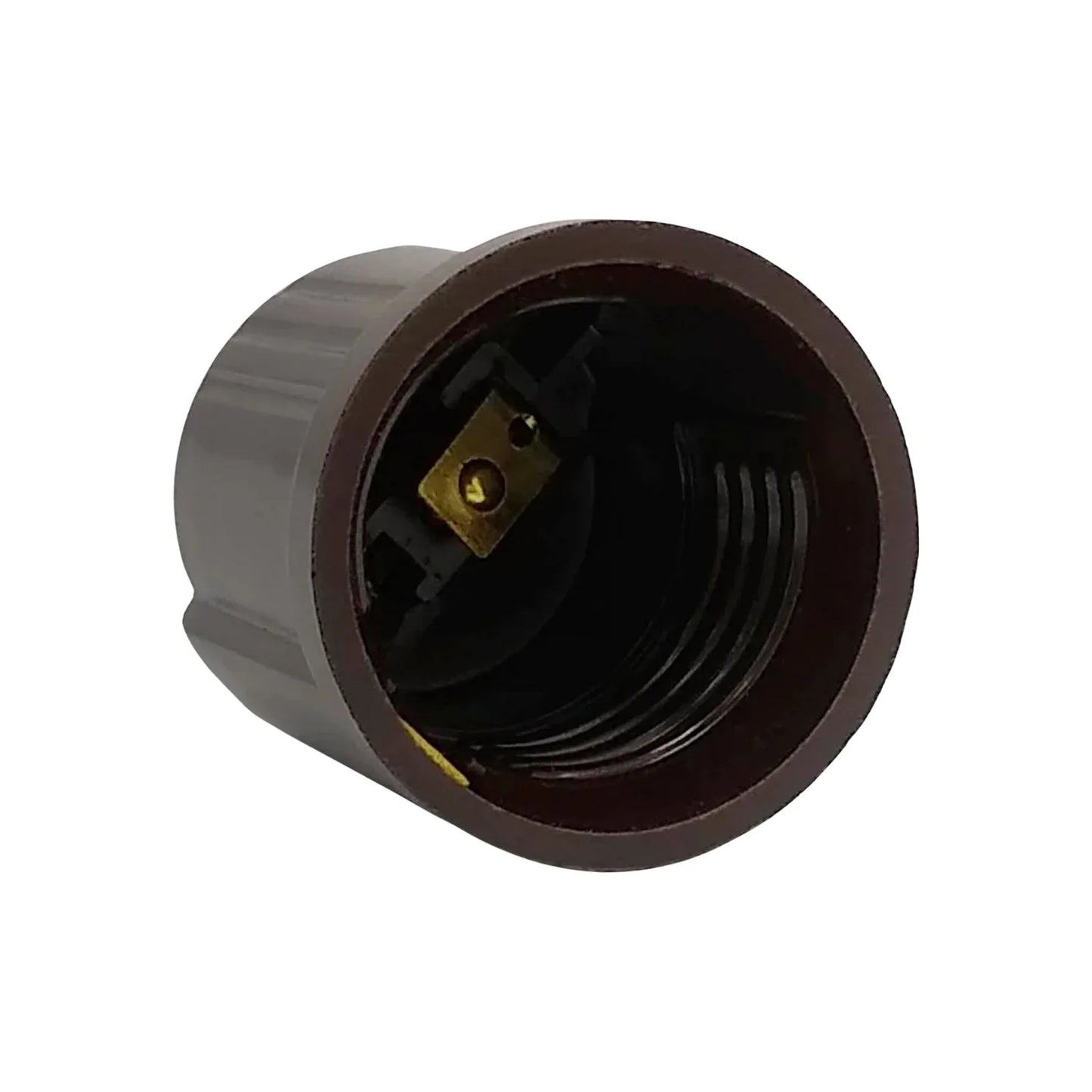 Socket con clavija café Solaris GE-9002