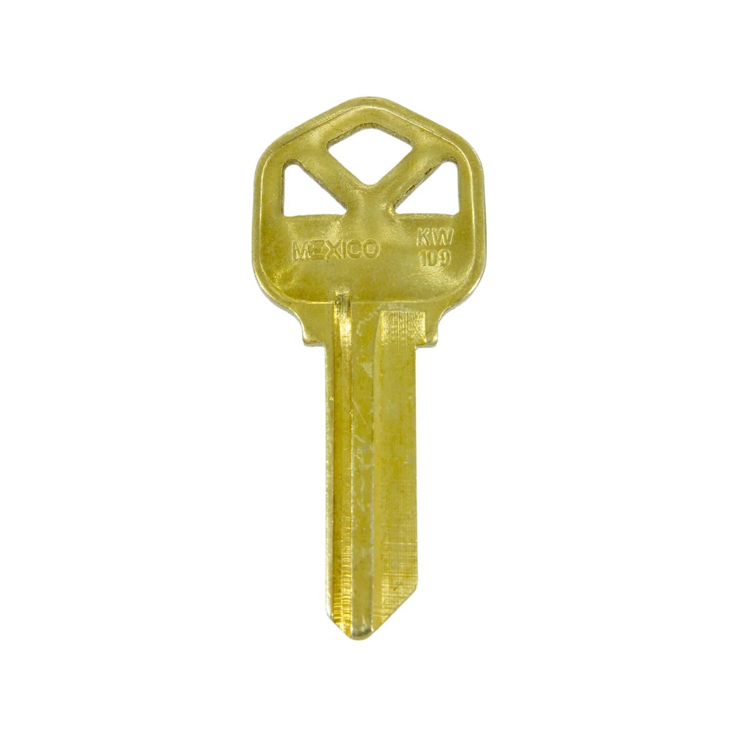 Forja para llave KWI-109 latonada Austral