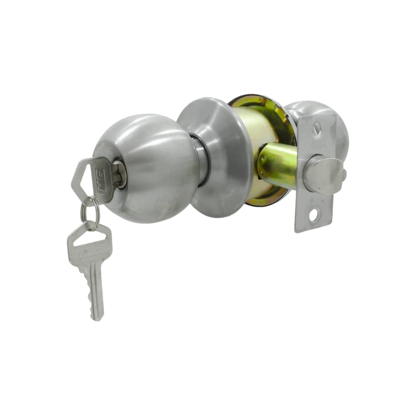 Cerradura/Chapa recamara esfera acero inoxidable Rish 209433