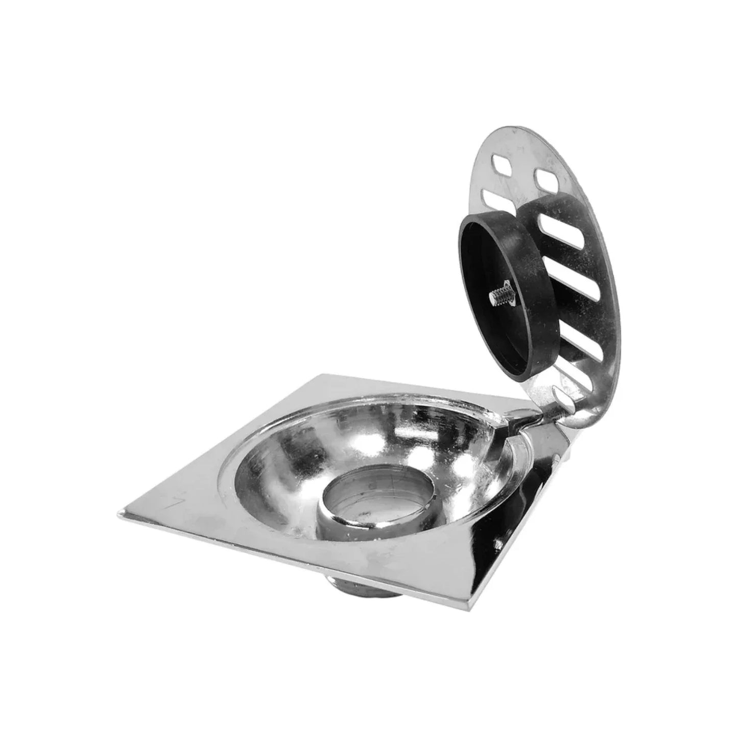 Coladera de zinc 4" cuadrada Valmex CO610