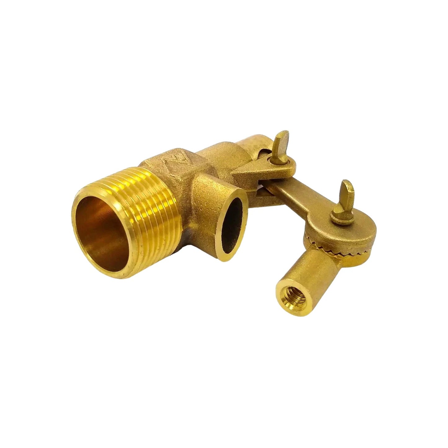 Válvula de llenado flotador de latón, componente para tanque alto con mecanismo de brazo y conexión rosca macho 3/4"