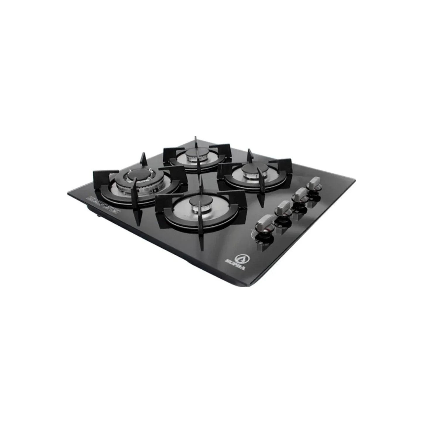 Estufa 4 quemadores empotrable cristal templado Supra 4QEC