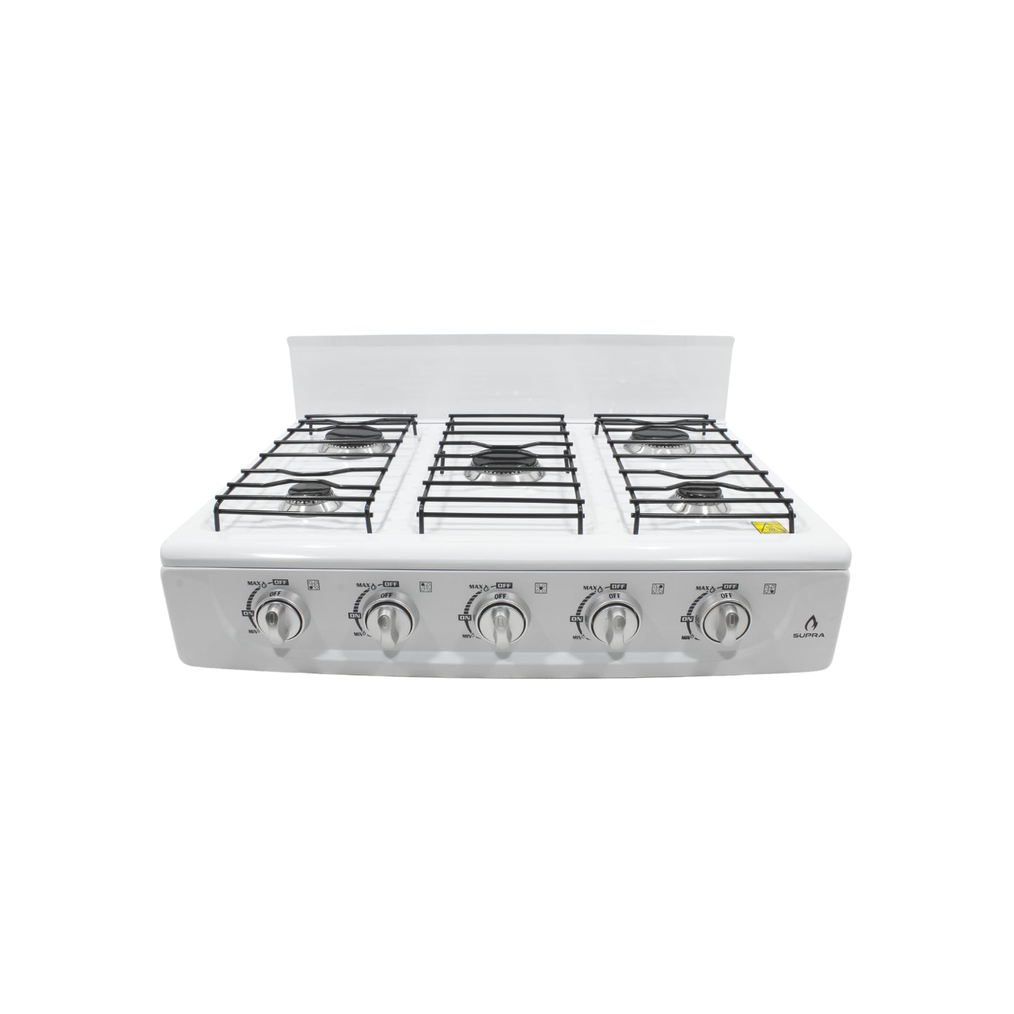 Estufa 5 quemadores sobreponer blanco Supra 5Q-B