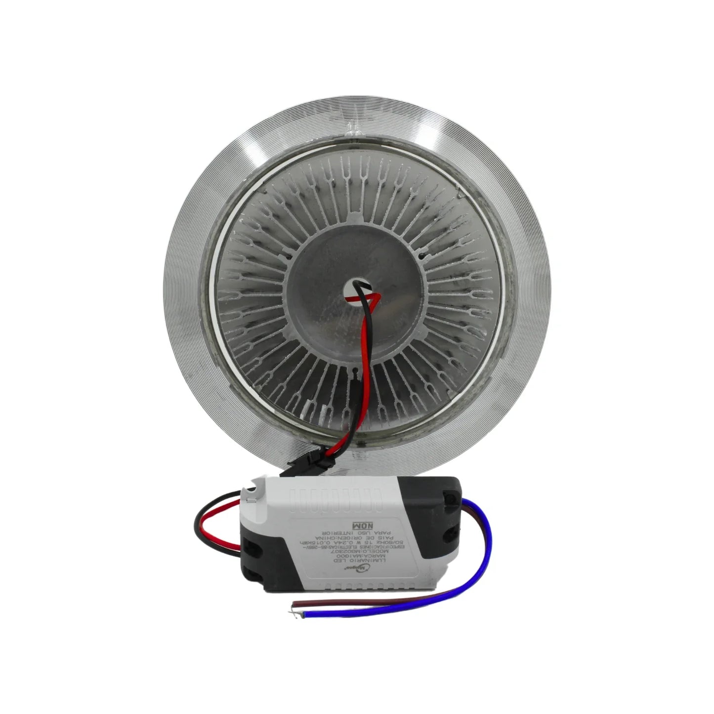 Lámpara panel 15 W redonda empotrar aluminio Maigoo MG02307