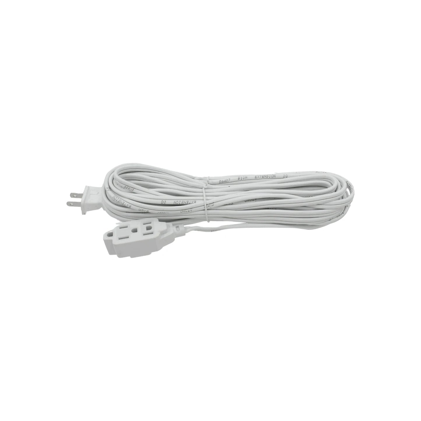 Extensión eléctrica blanca Maigoo SA407 de 10 metros con 3 tomas, ideal para hogar y oficina.