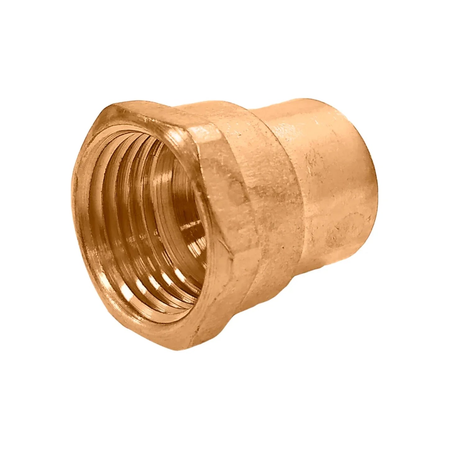Conector cobre 1/2" (13 mm) rosca interior (hembra)