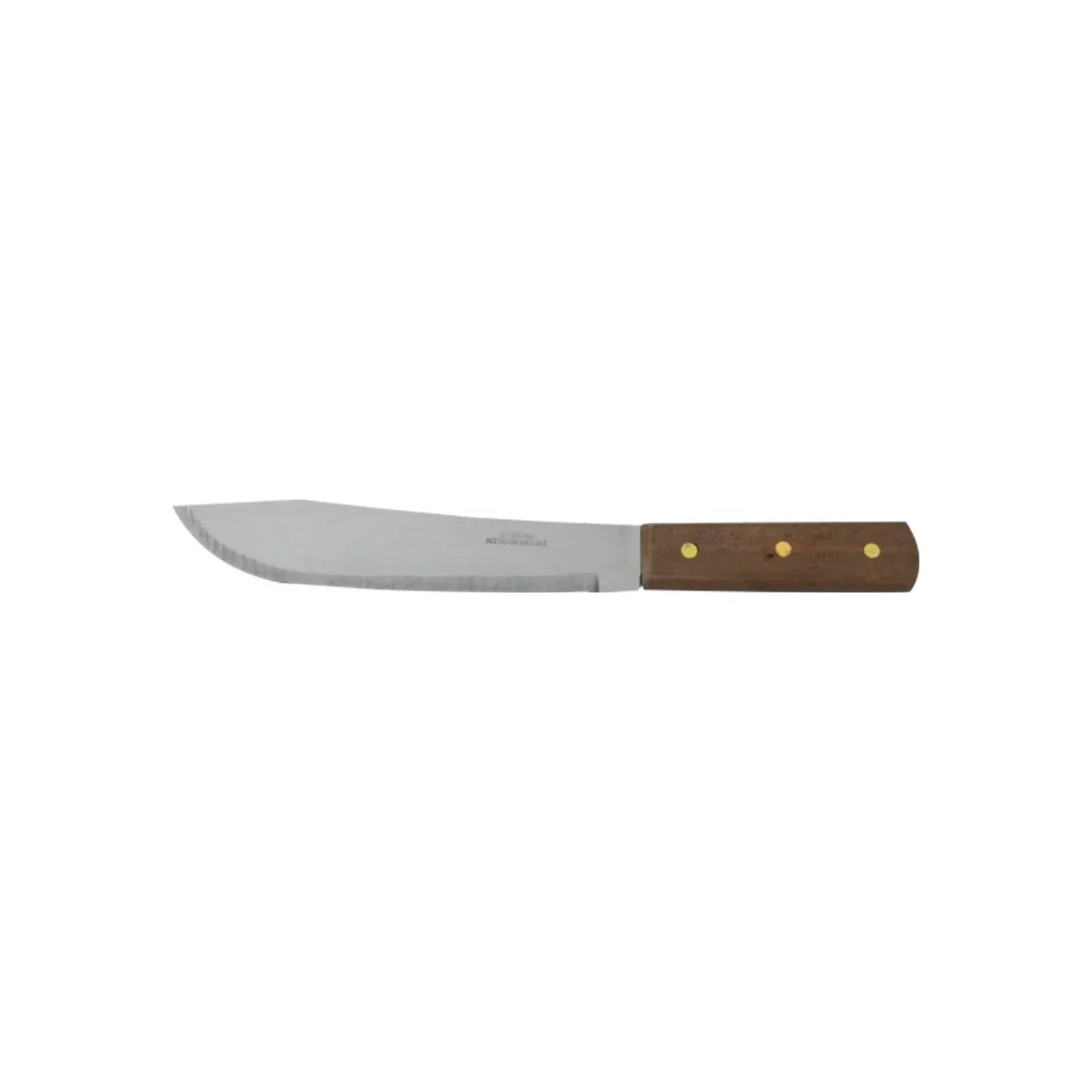 Cuchillo 7" liso mango de madera Lobo 251-07