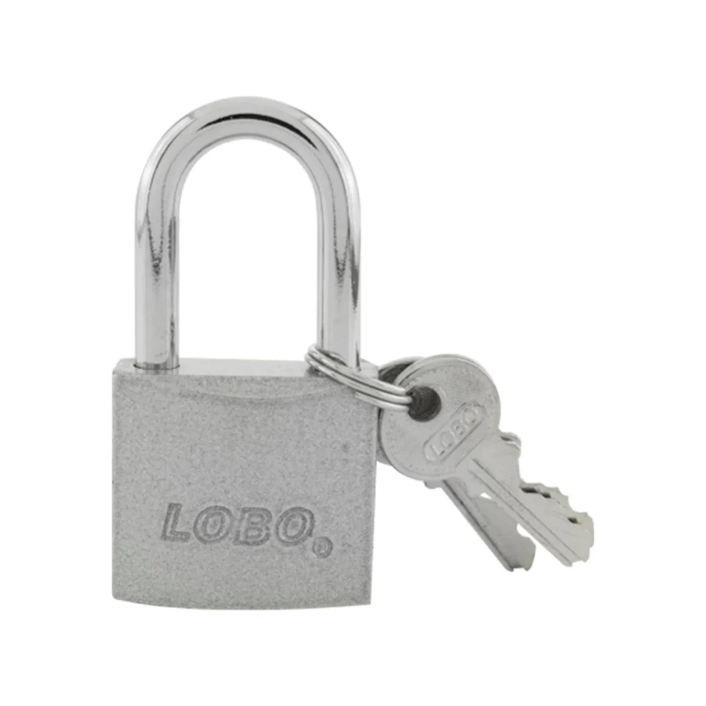 Candado 38 mm gancho largo plata Lobo 4016-38GL