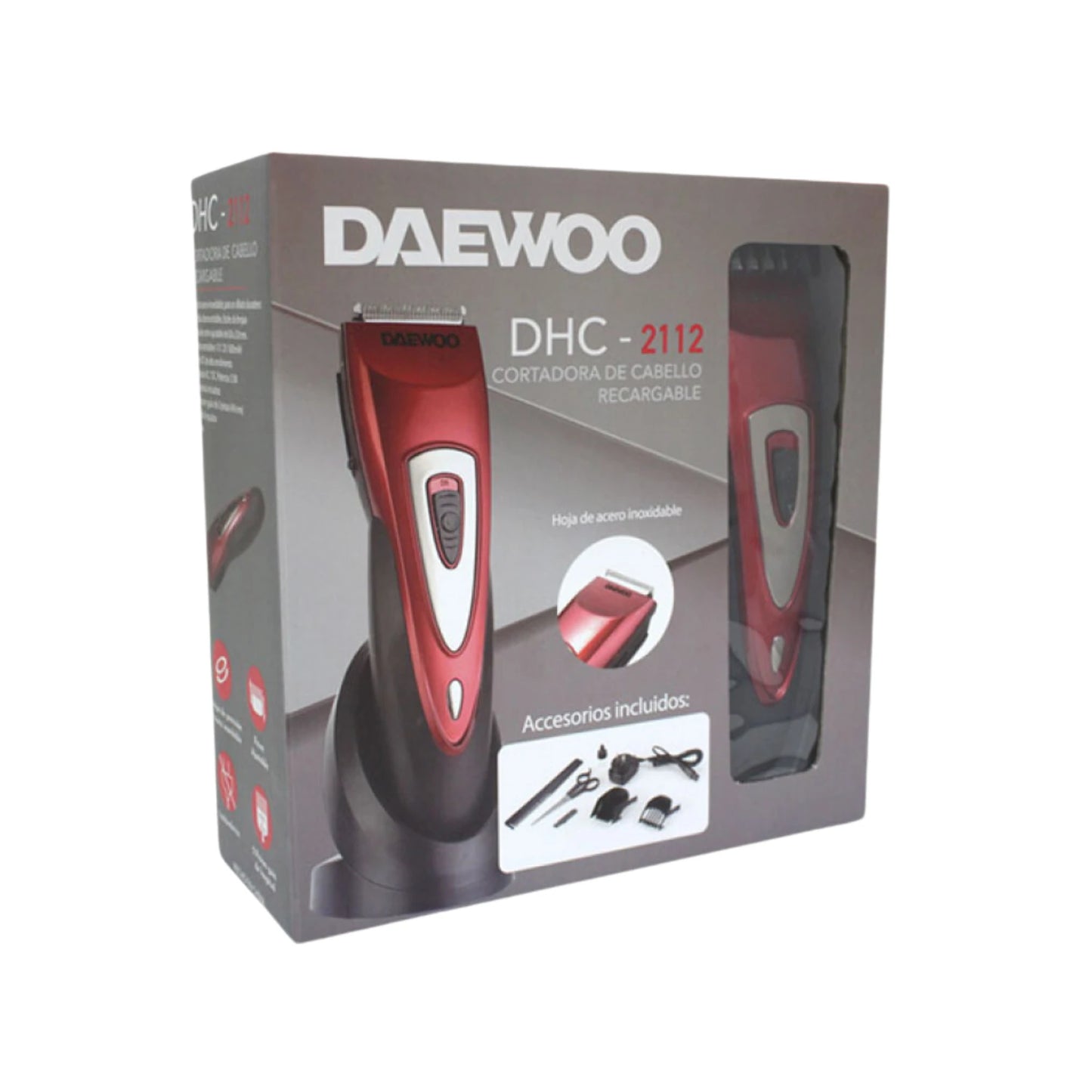 Cortadora de cabello con accesorios Daewoo DHC-2112