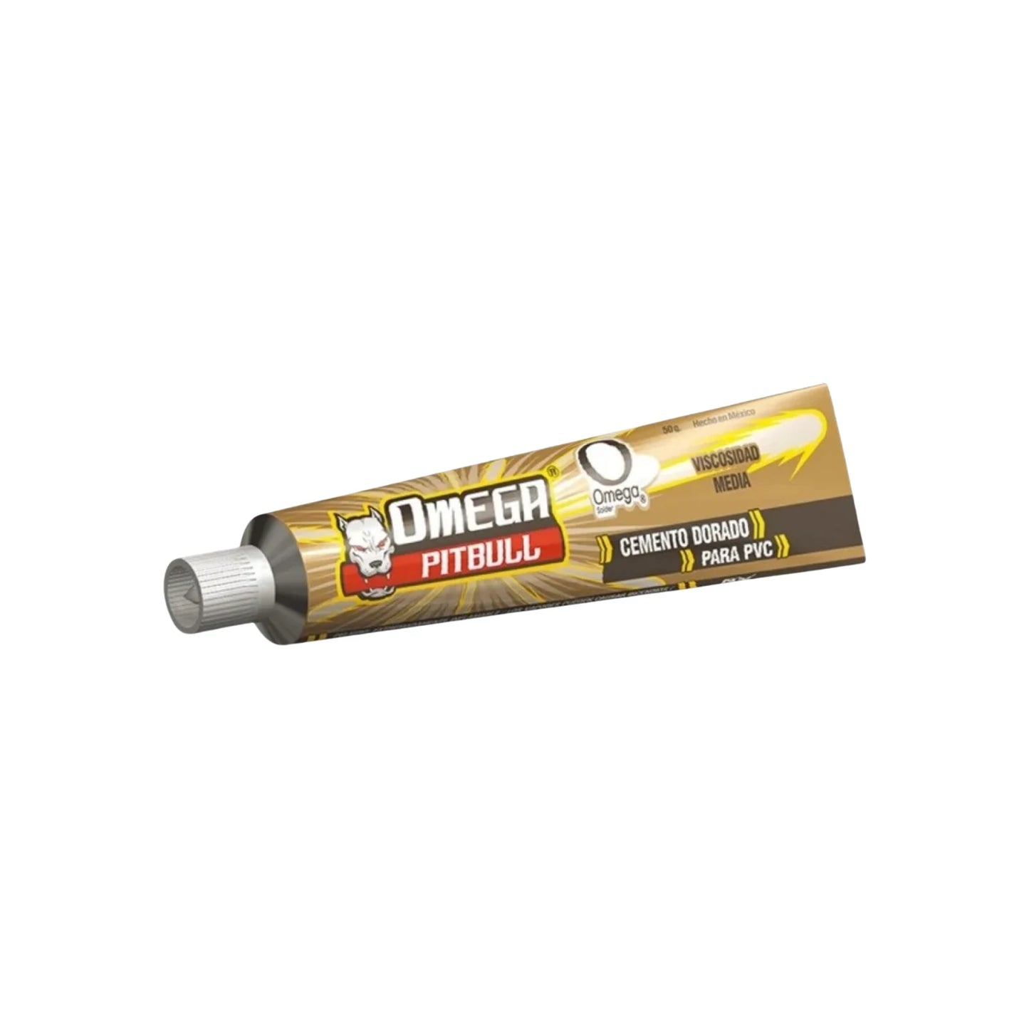 Pegamento para PVC 50 g dorado Omega CT200150