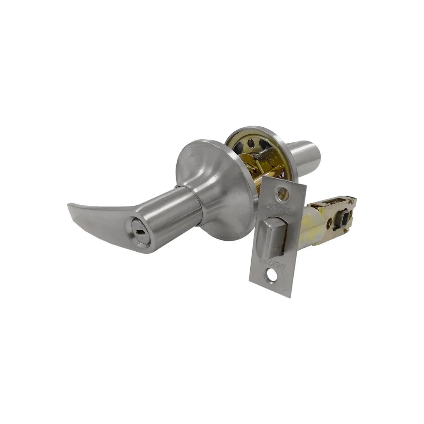 Cerradura/Chapa para baño de manija cromo Dexter 5829 ónix