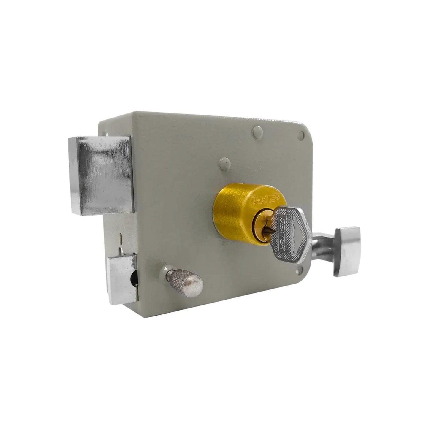 Cerradura/Chapa sobreponer izquierda níquelada Dexter 6761