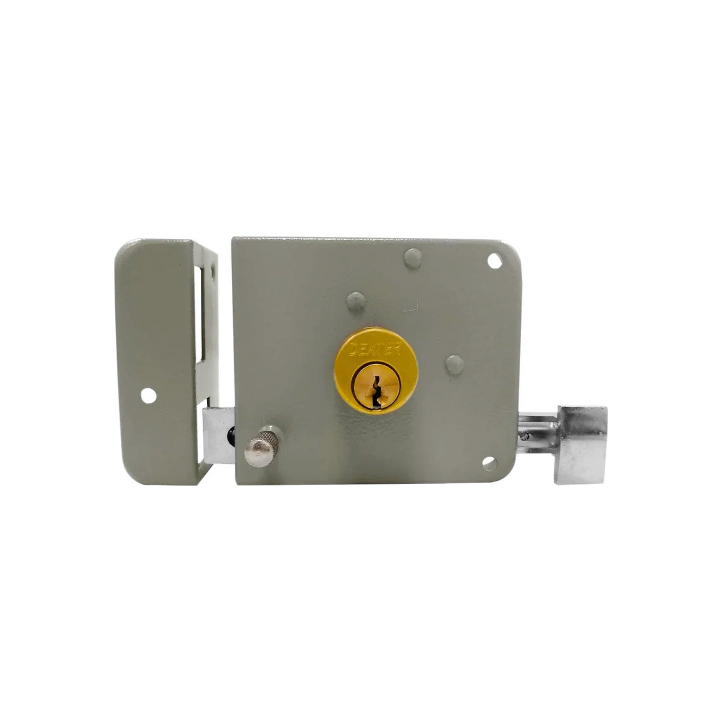 Cerradura/Chapa sobreponer izquierda níquelada Dexter 6761