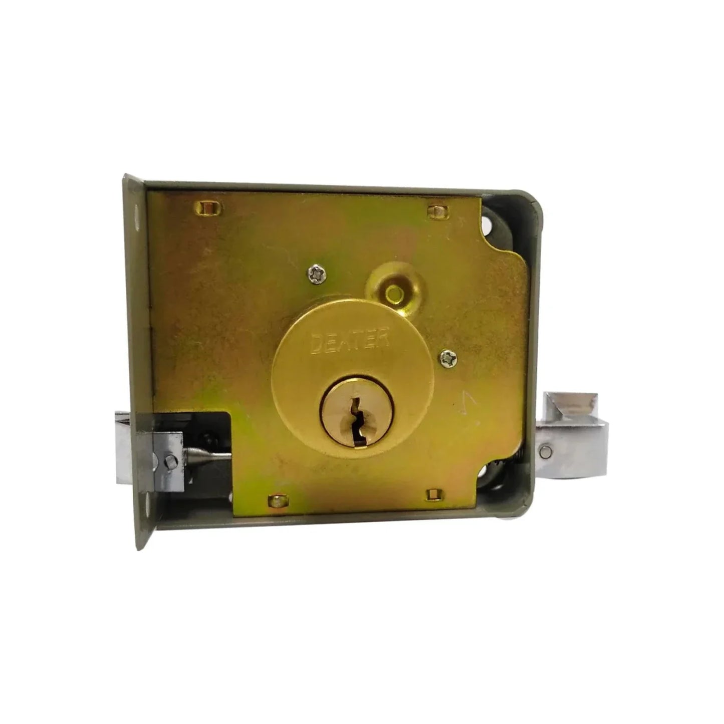 Cerradura/Chapa sobreponer derecha níquelada Dexter 6760