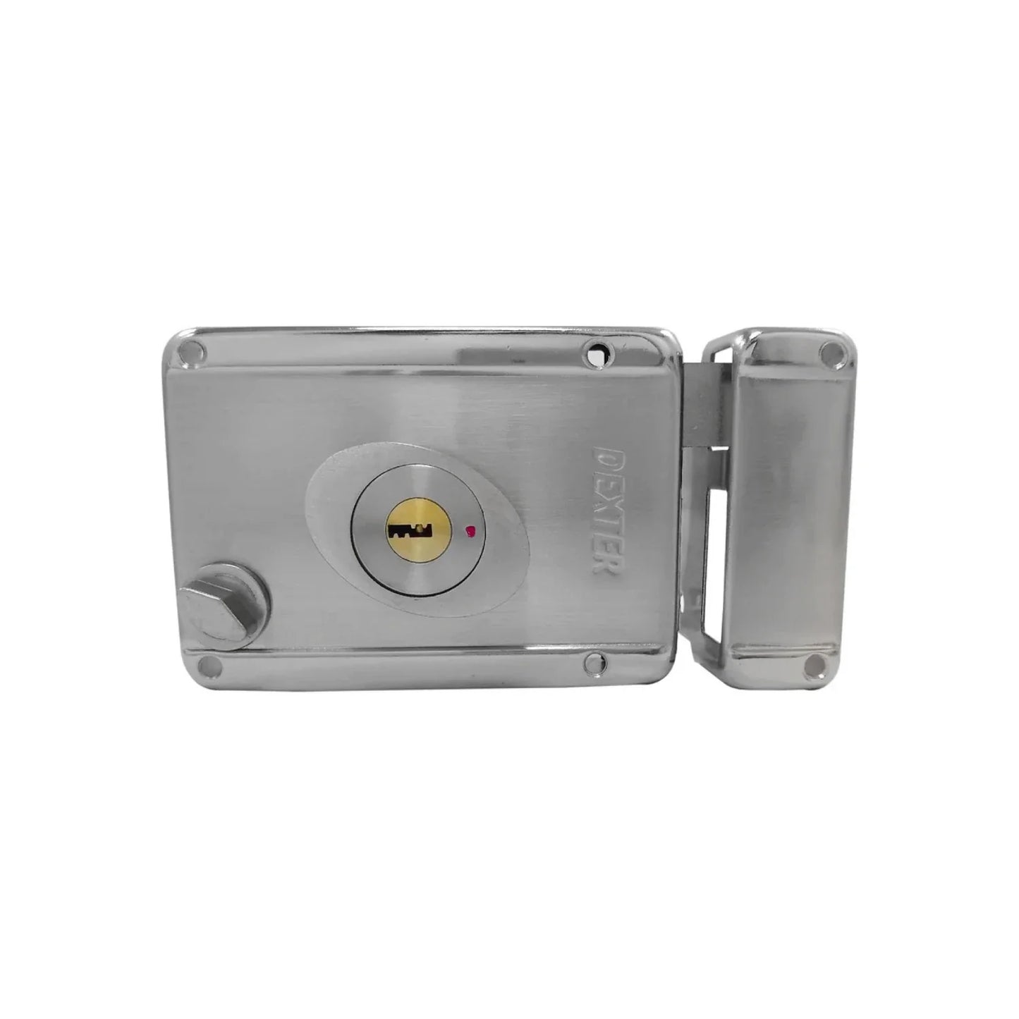 Cerradura/Chapa sobreponer de ganchos automáticos niquelada Dexter 6774