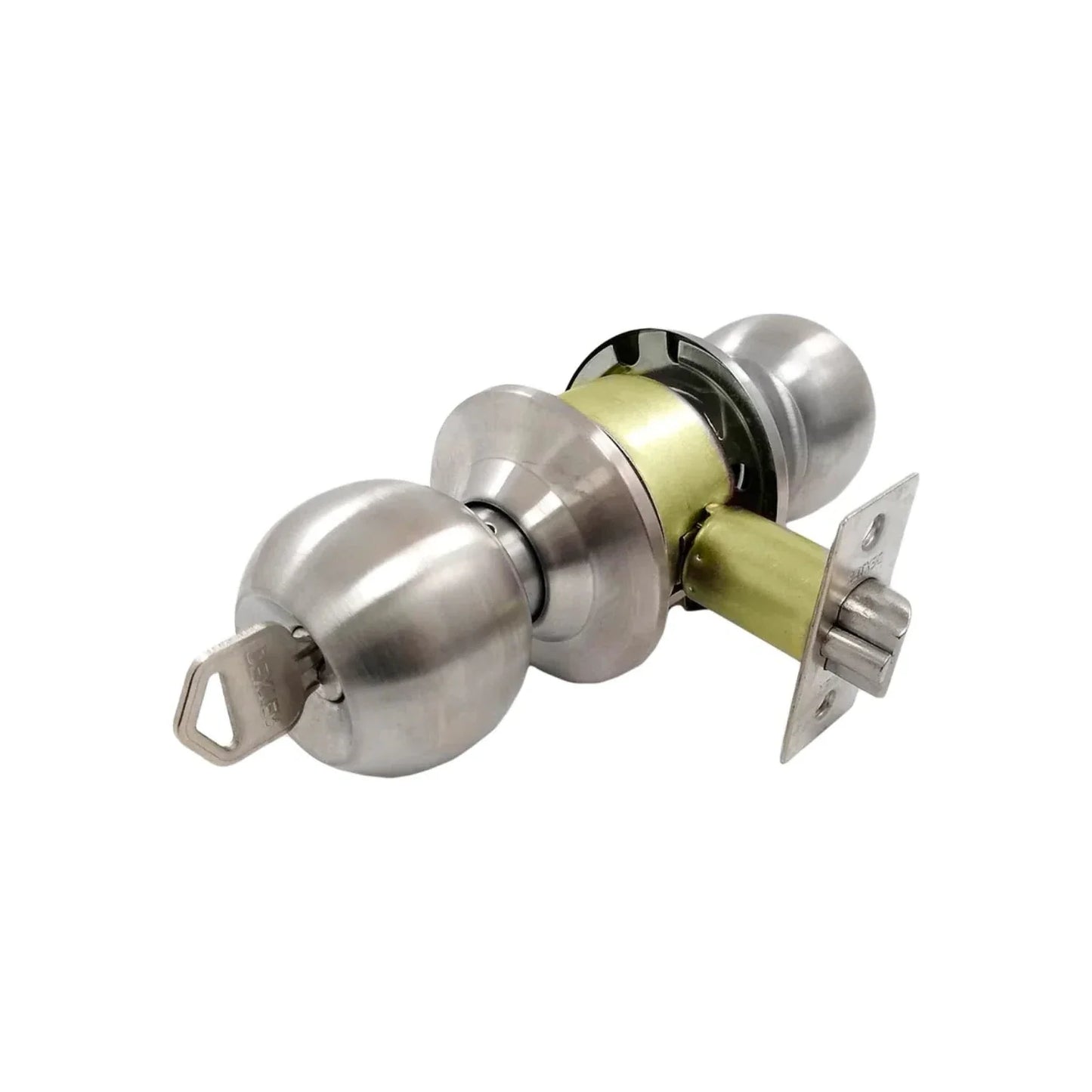 Cerradura/Chapa para recámara cromada Dexter 6805 barza