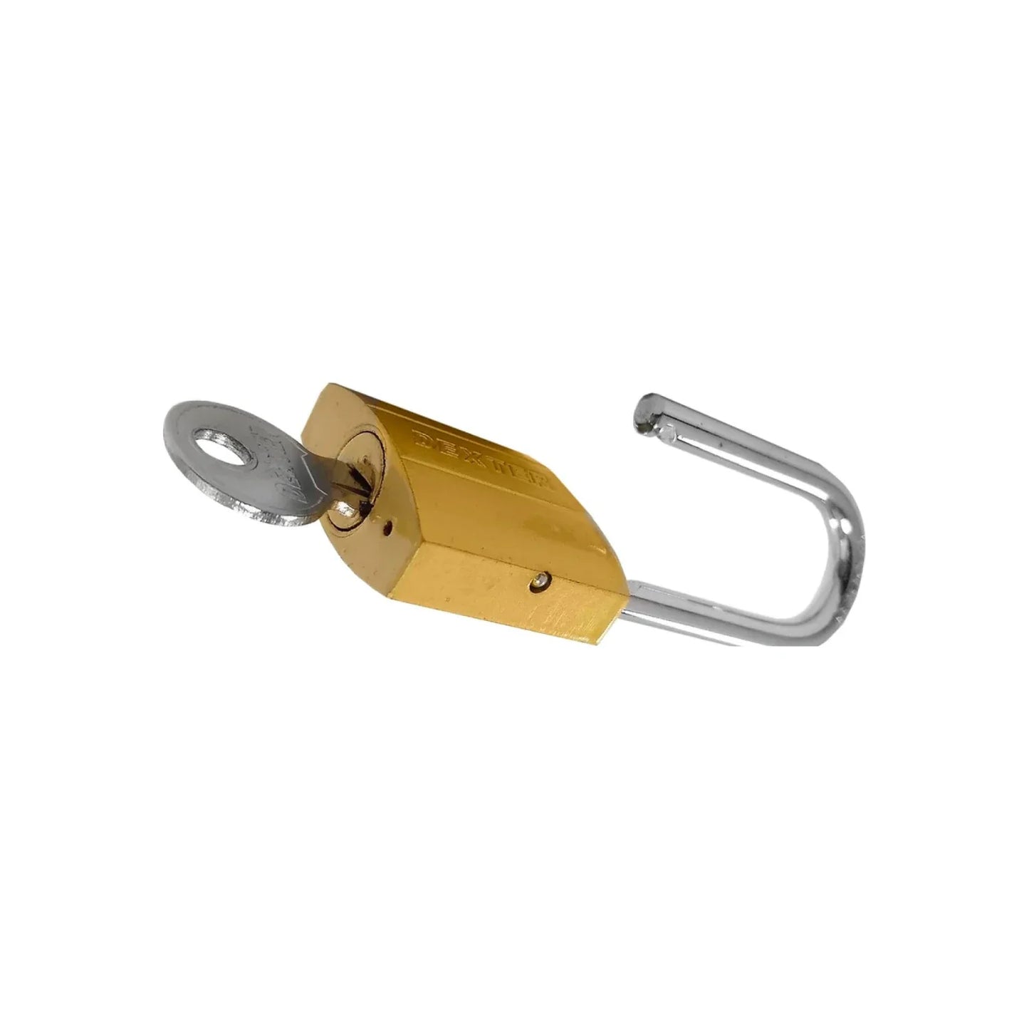 Candado 30 mm gancho largo dorado Dexter 16916