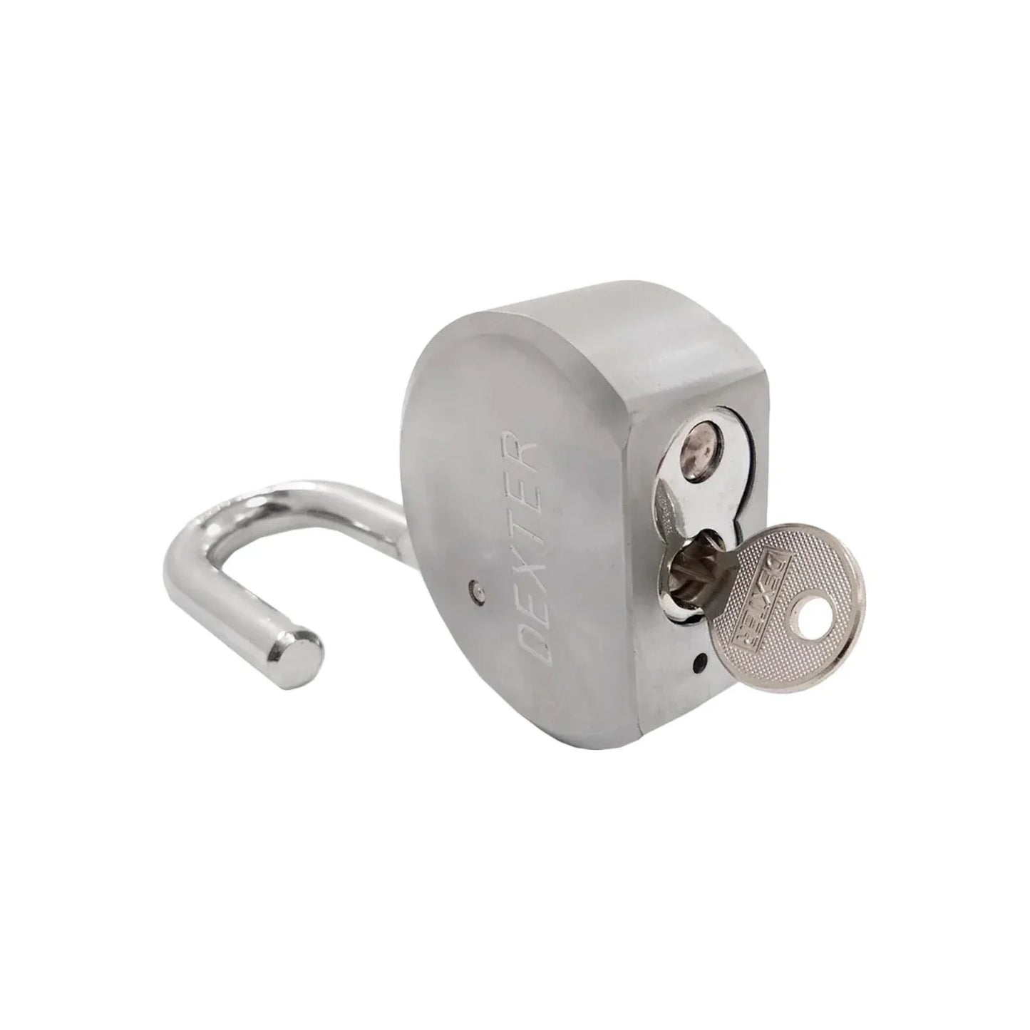 Candado 65 mm gancho corto plata Dexter 6943