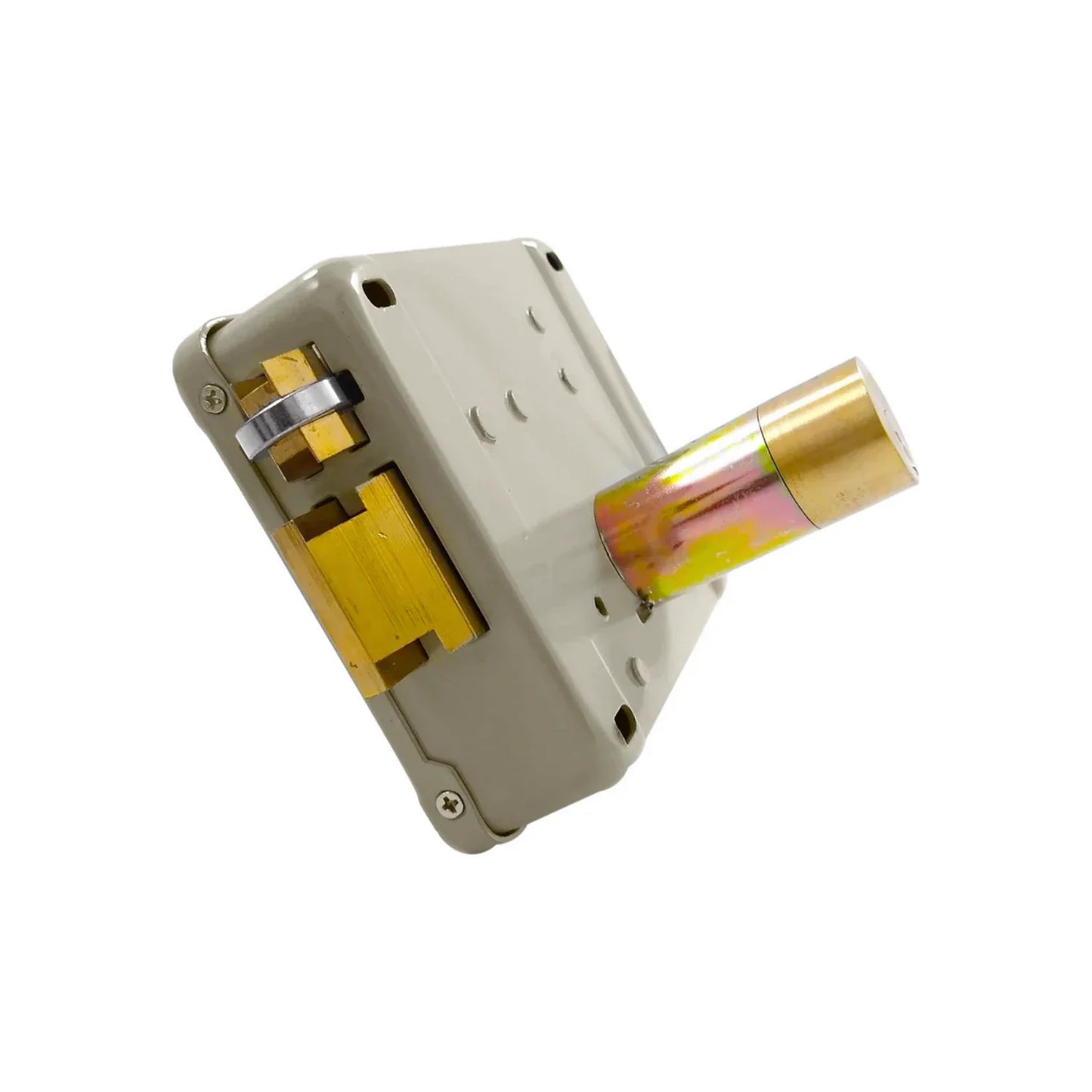 Cerradura/Chapa eléctrica sobreponer derecha beige Dexter 5805
