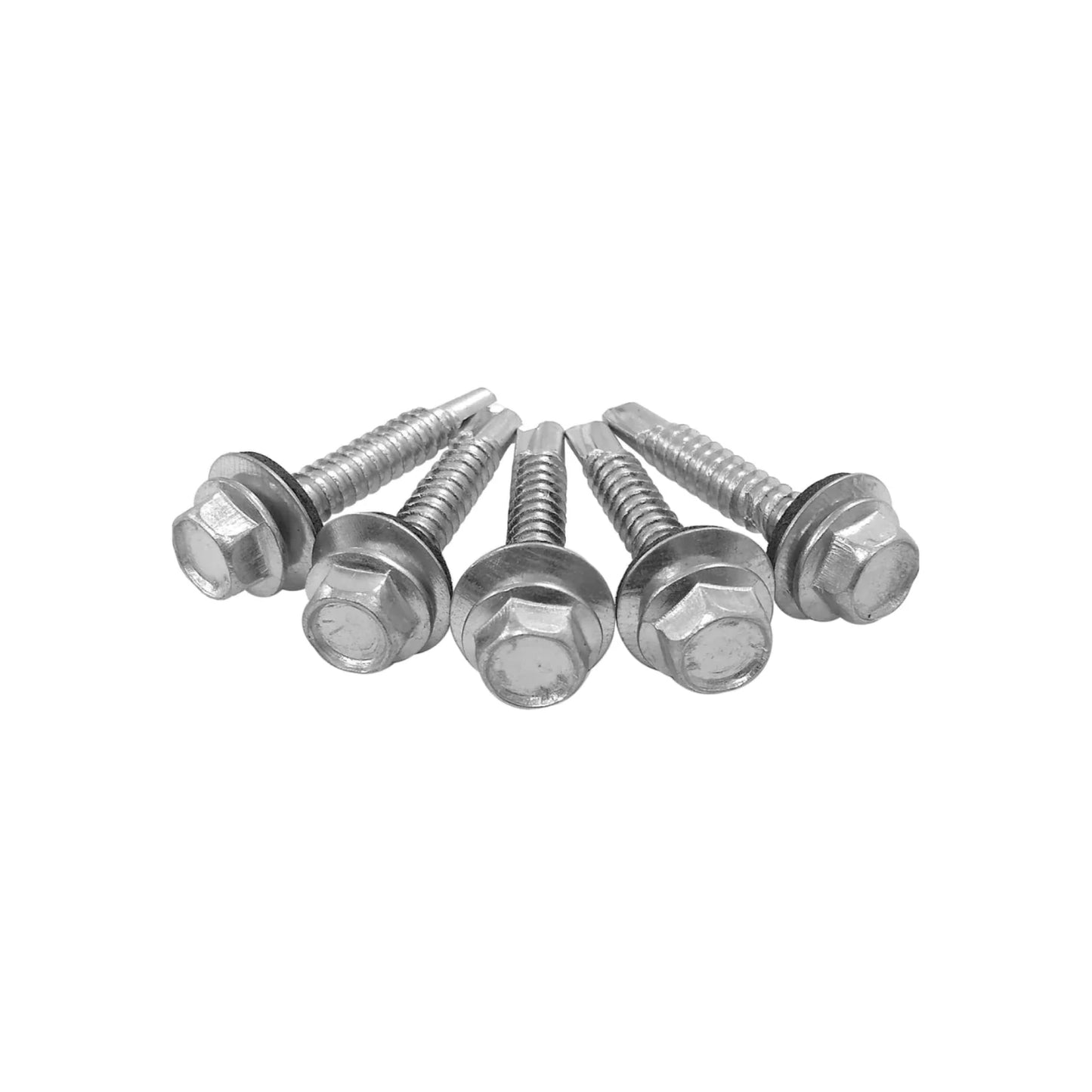 Tornillo punta de broca 14 x 1 1/2" cabeza hexagonal 50 piezas Veker 15904
