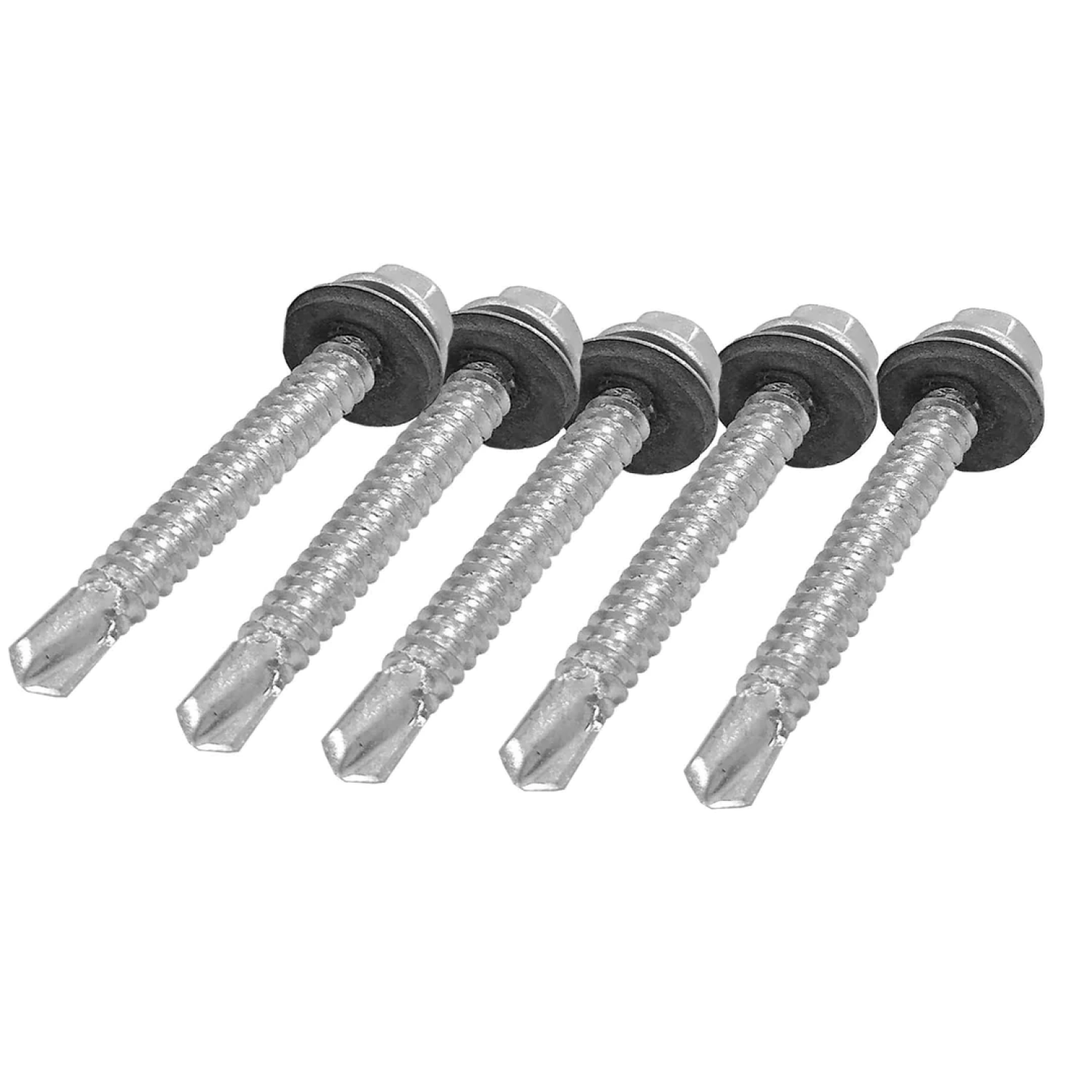 Tornillo punta de broca 14 x 2" cabeza hexagonal 50 piezas Veker 15905