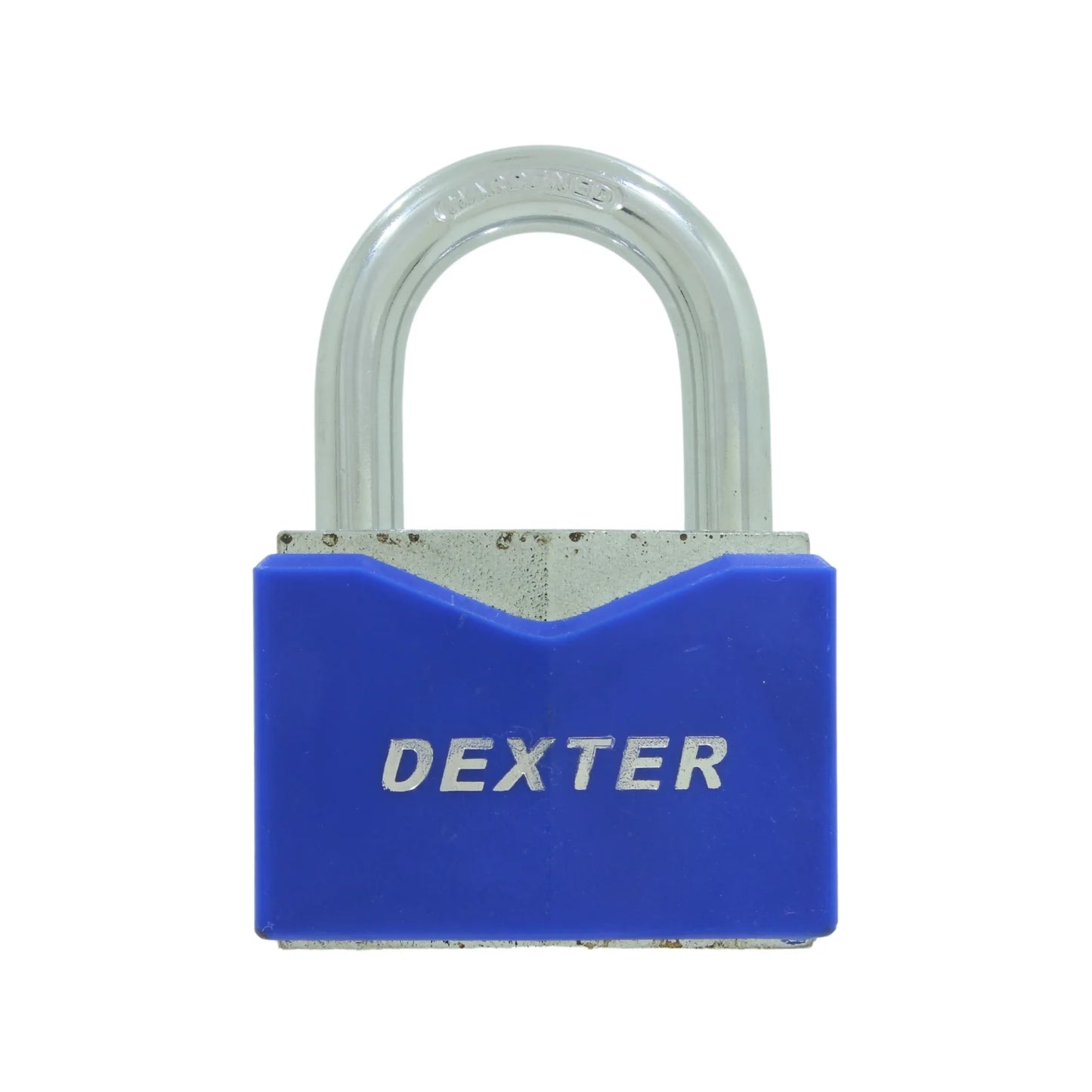 Candado 60 mm gancho corto azul Dexter 16952