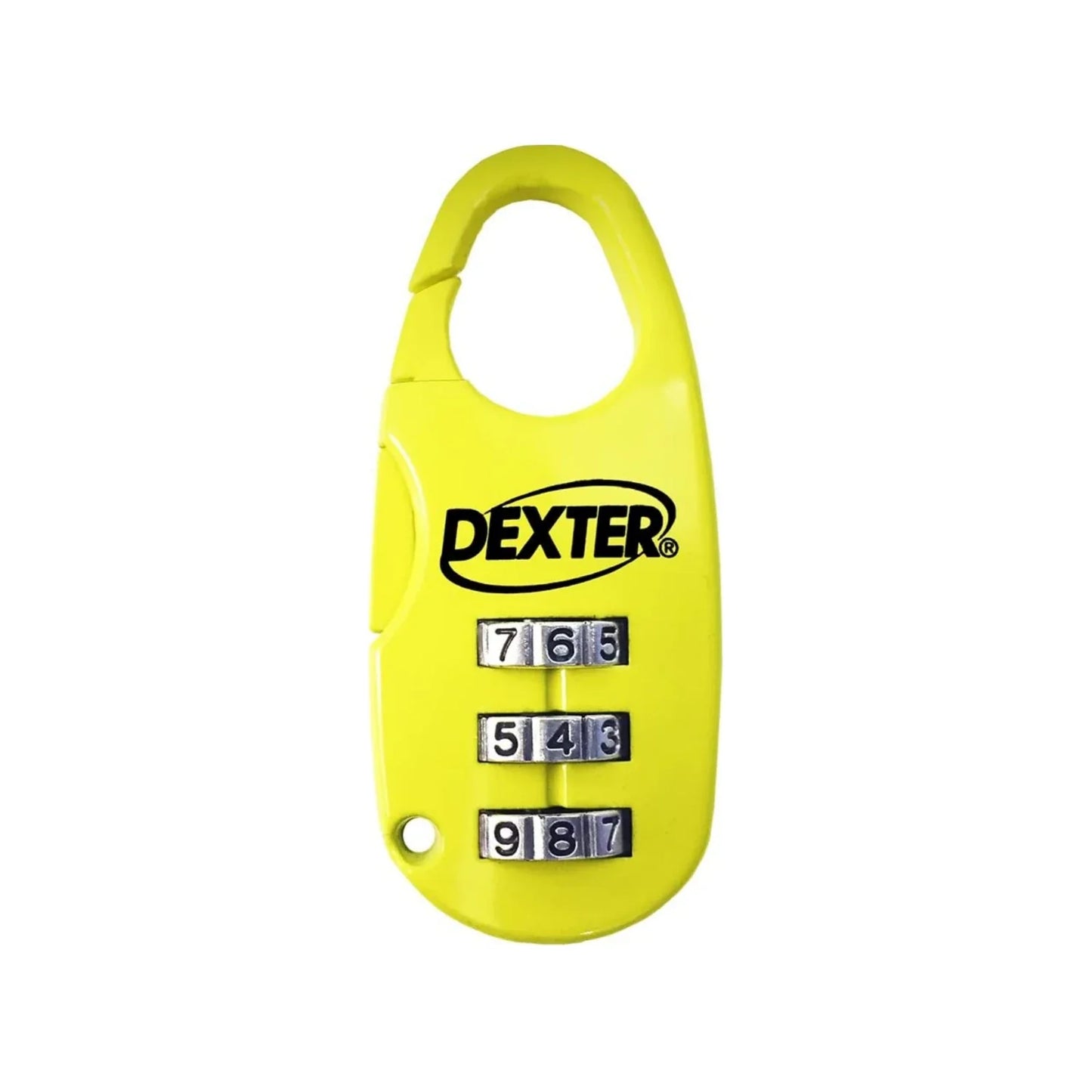 Candado 25 mm de combinación amarillo Dexter 6319