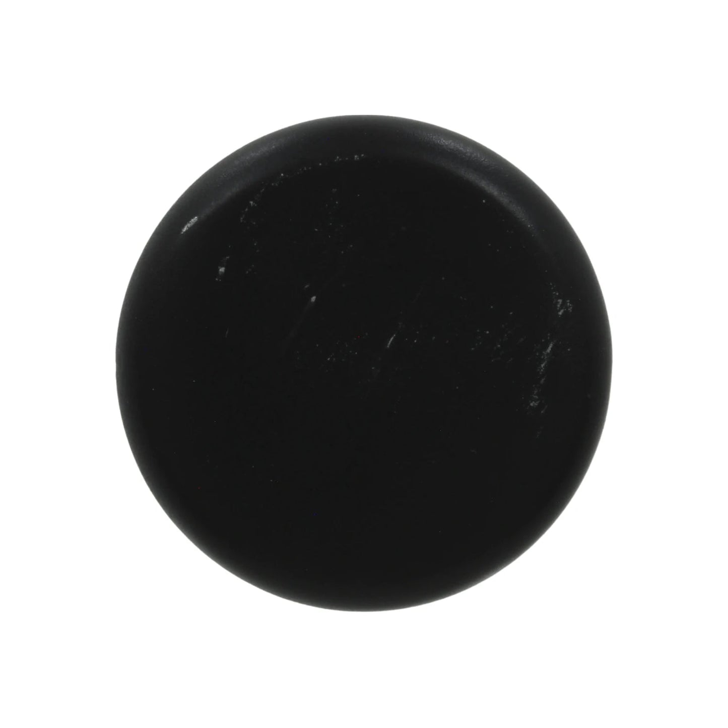 Tapón negro redondo para orificios de muebles