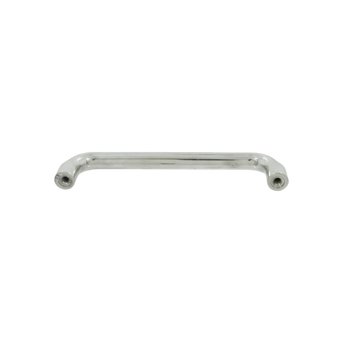 Jaladera curva de níquel 128 mm para muebles y gabinetes