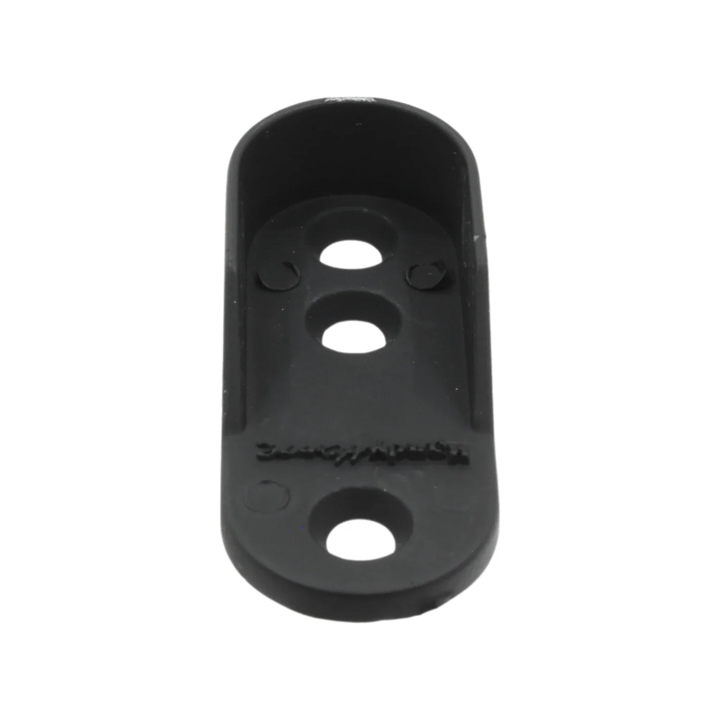 Brida ovalada negra con tornillo Handy Home 14327