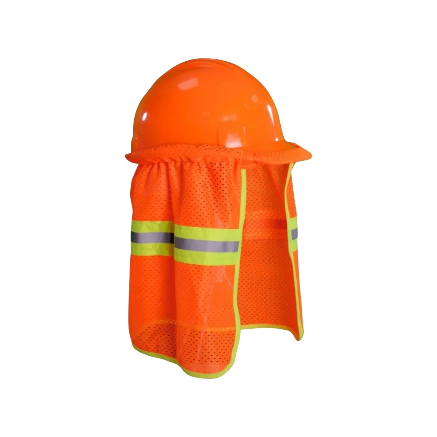 Cubrenuca naranja con reflejante para casco Worldflex