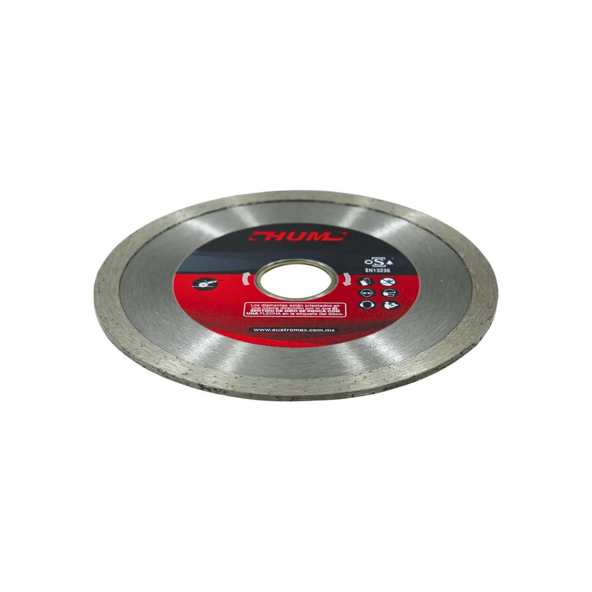 Disco de diamante de rin continuo Austromex para corte preciso de azulejo y cerámica