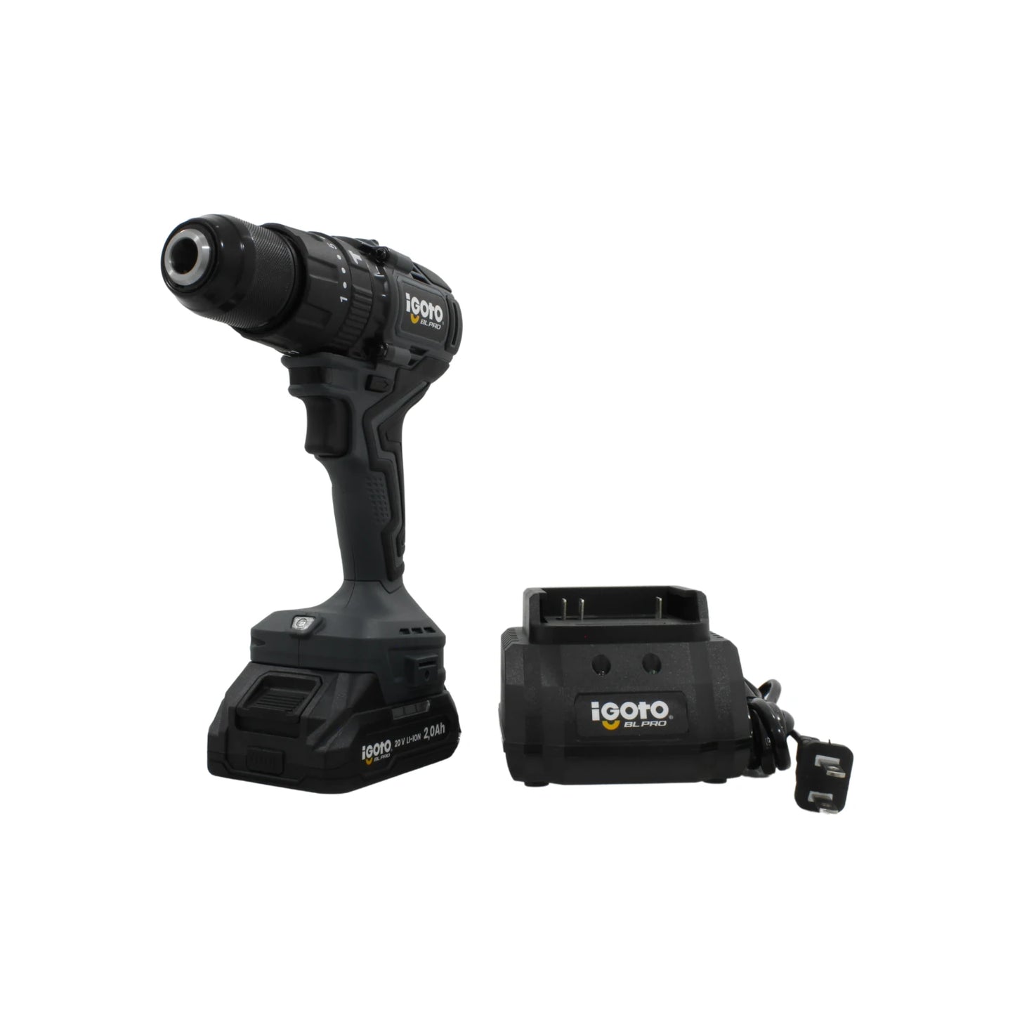 Atornillador inalámbrico Igoto 20 V 1/2" HI1001 BL PRO