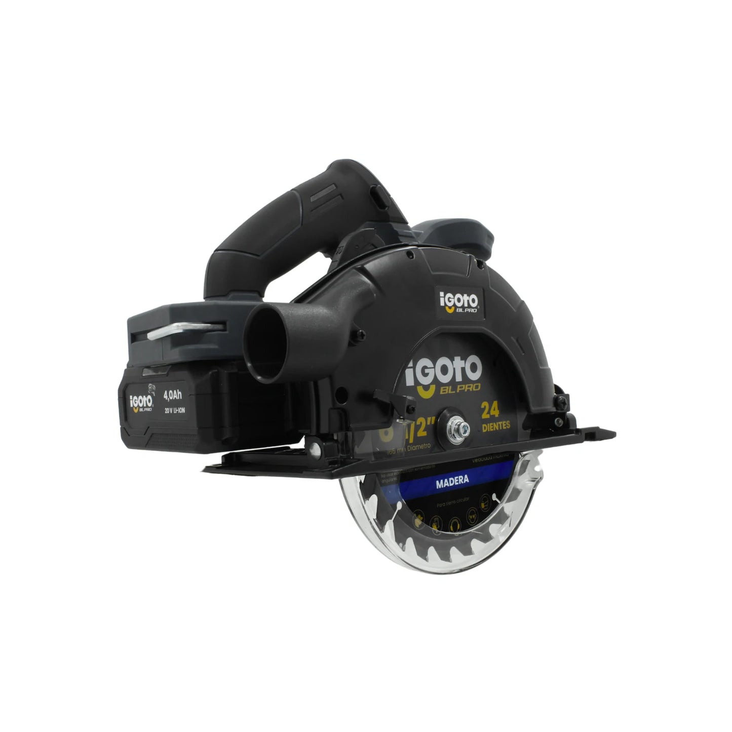 Sierra circular 20 V inalámbrica 6 1/2" Igoto HI1004 BL PRO