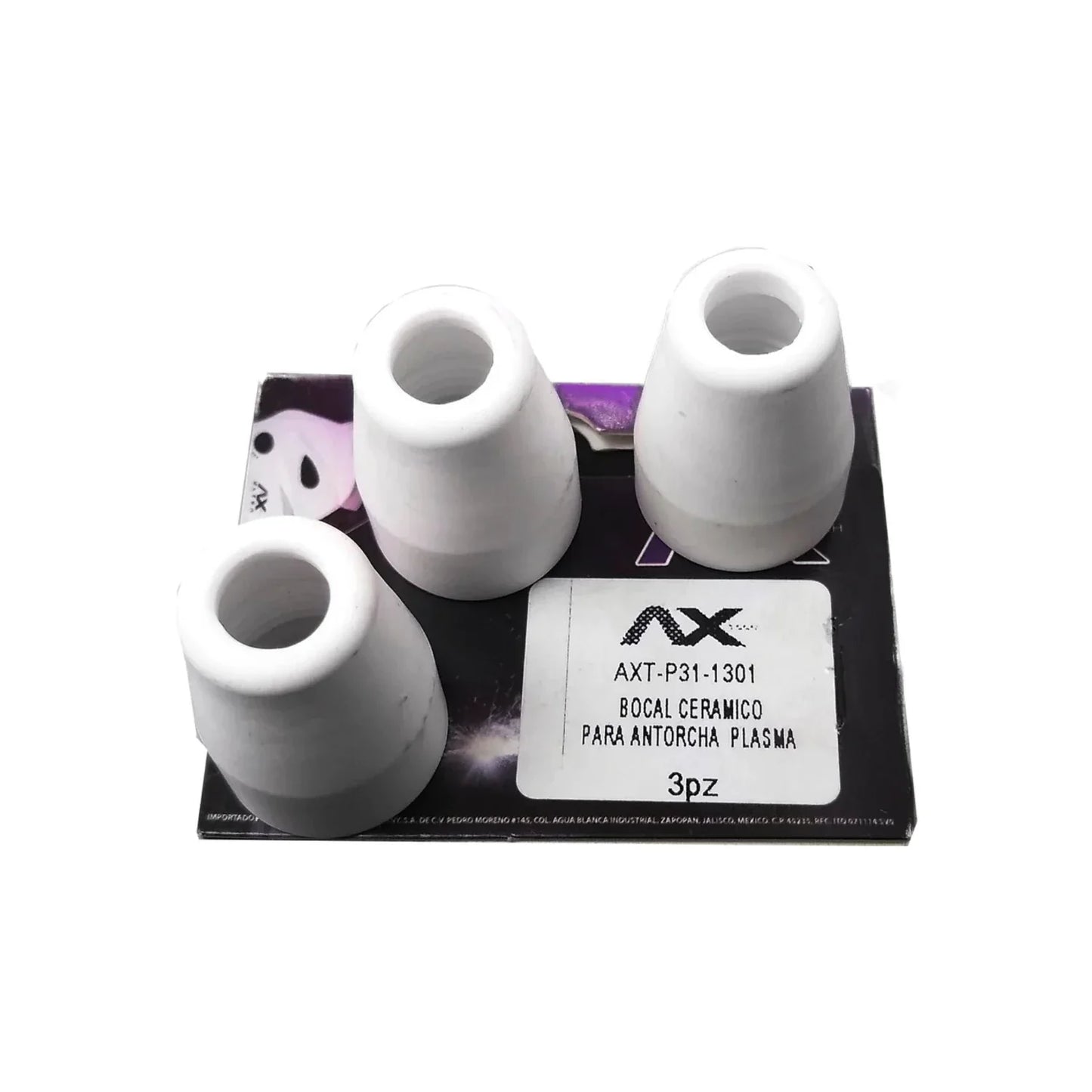 Bocal cerámico para antorcha de plasma 3 piezas Axtech P311301