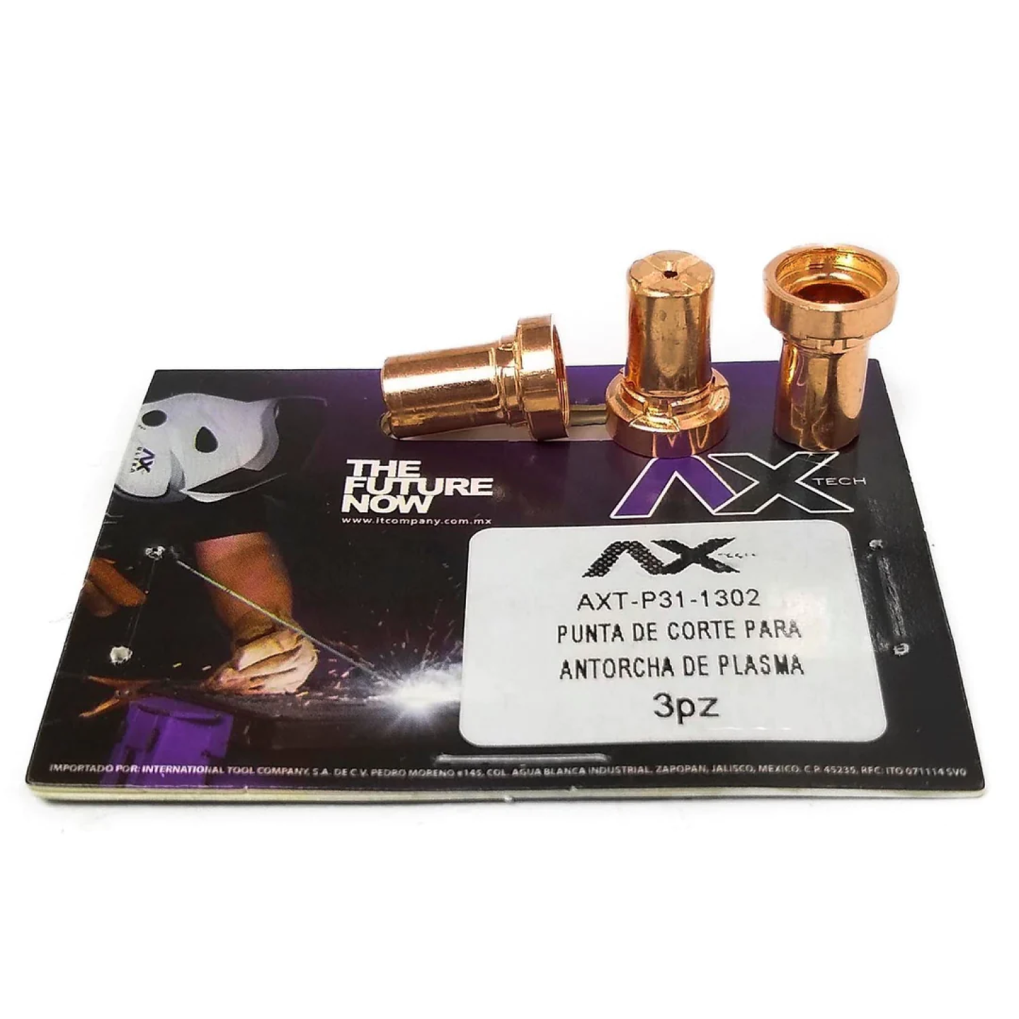 Punta de corte para antorcha de plasma 3 piezas Ax Tech P311302