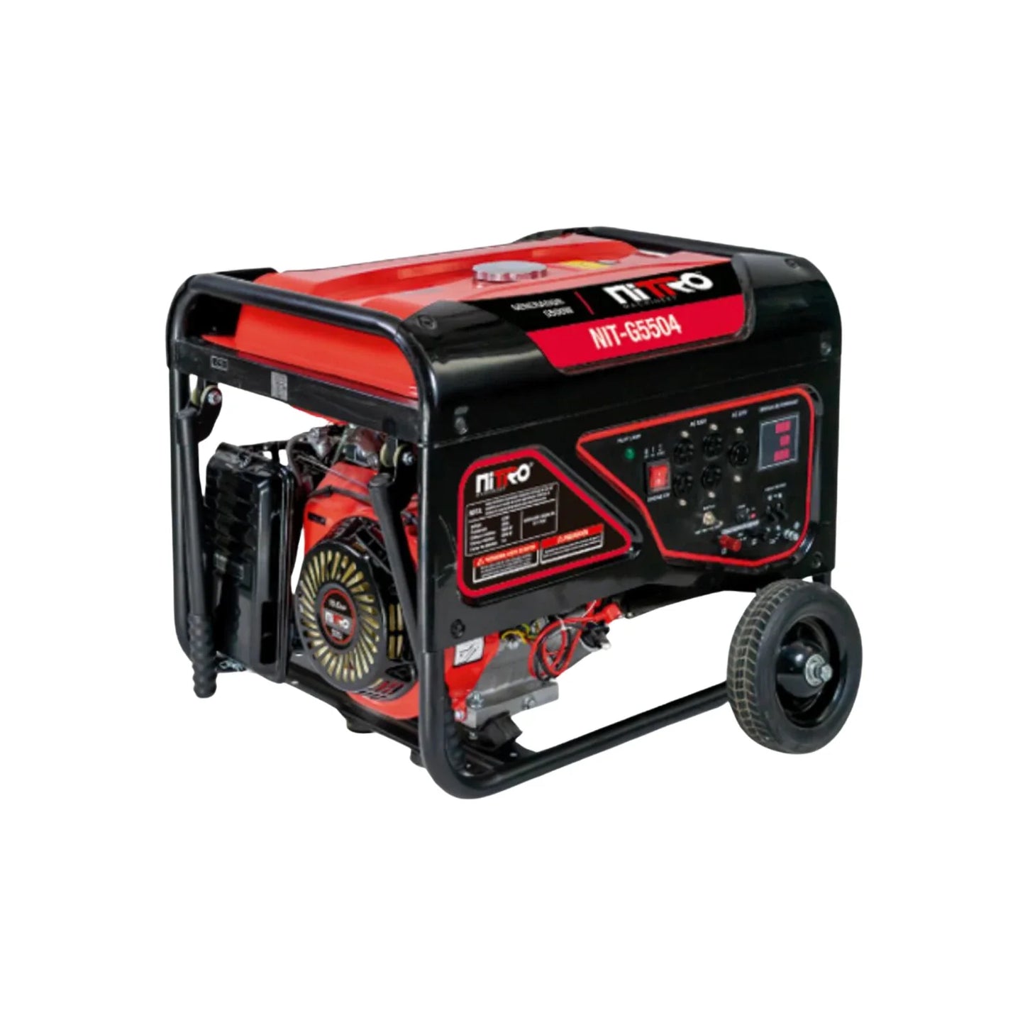 Generador portátil 5500 W 13 HP con llantas Nitro NIT-G5504
