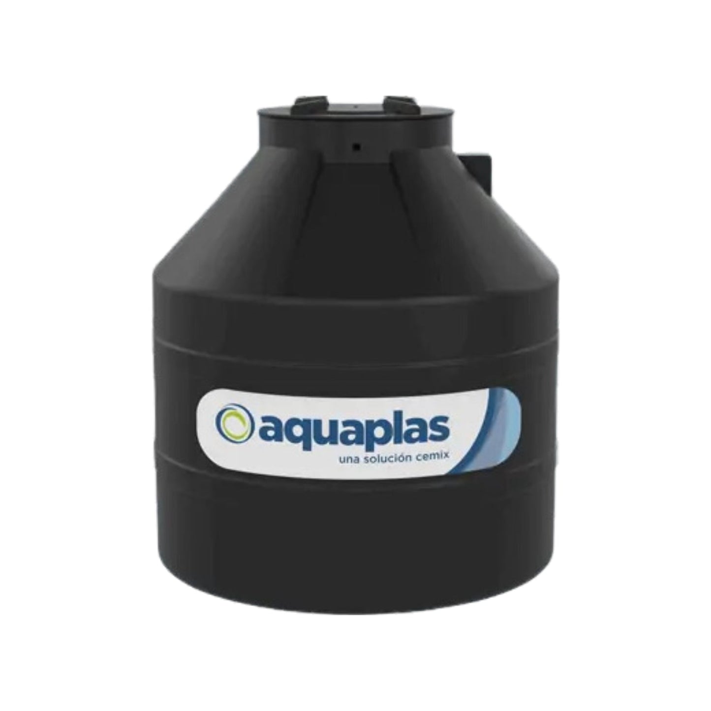 Tinaco Aquaplas negro tricapa 750 litros para almacenamiento de agua potable