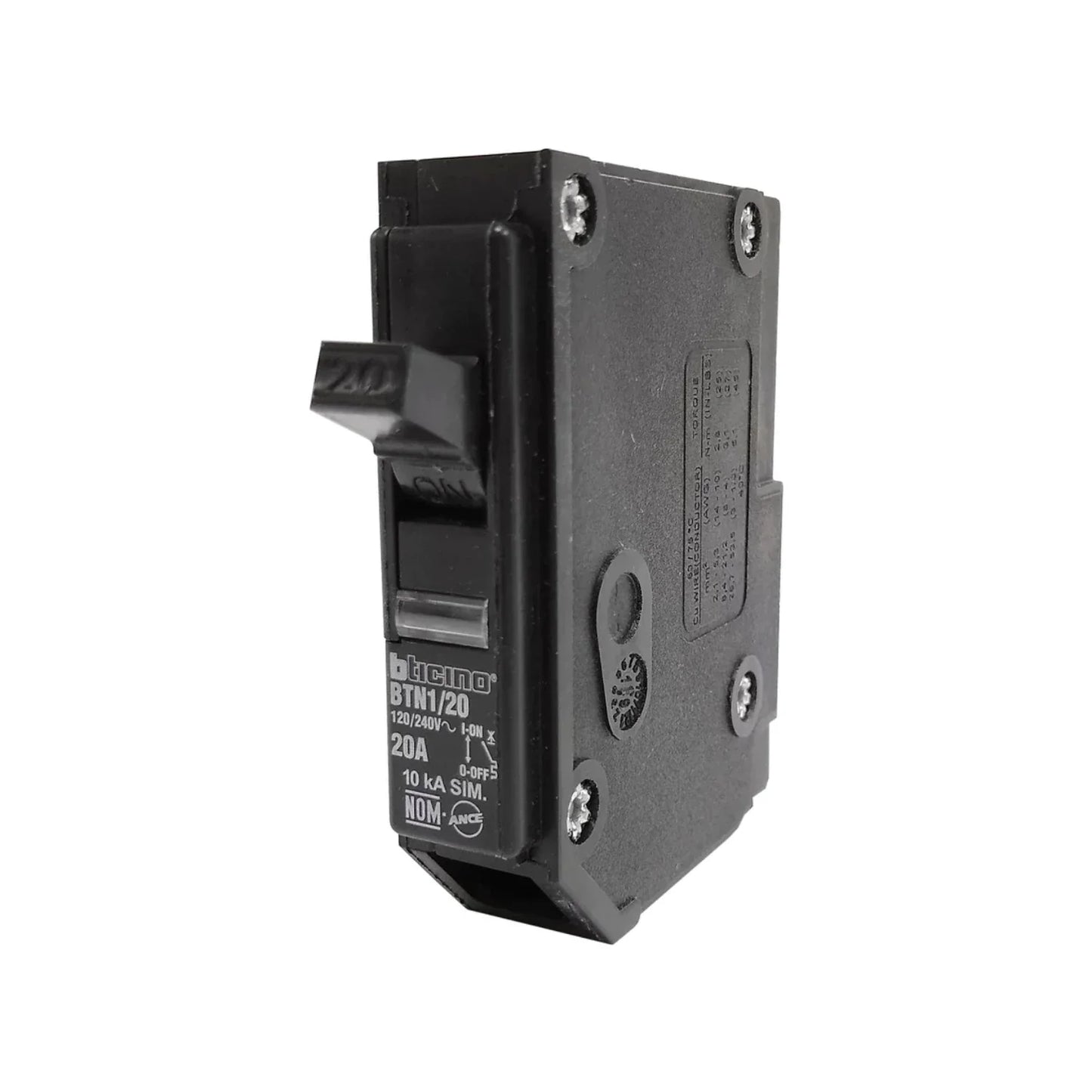 Breaker 20 amperios Bticino
