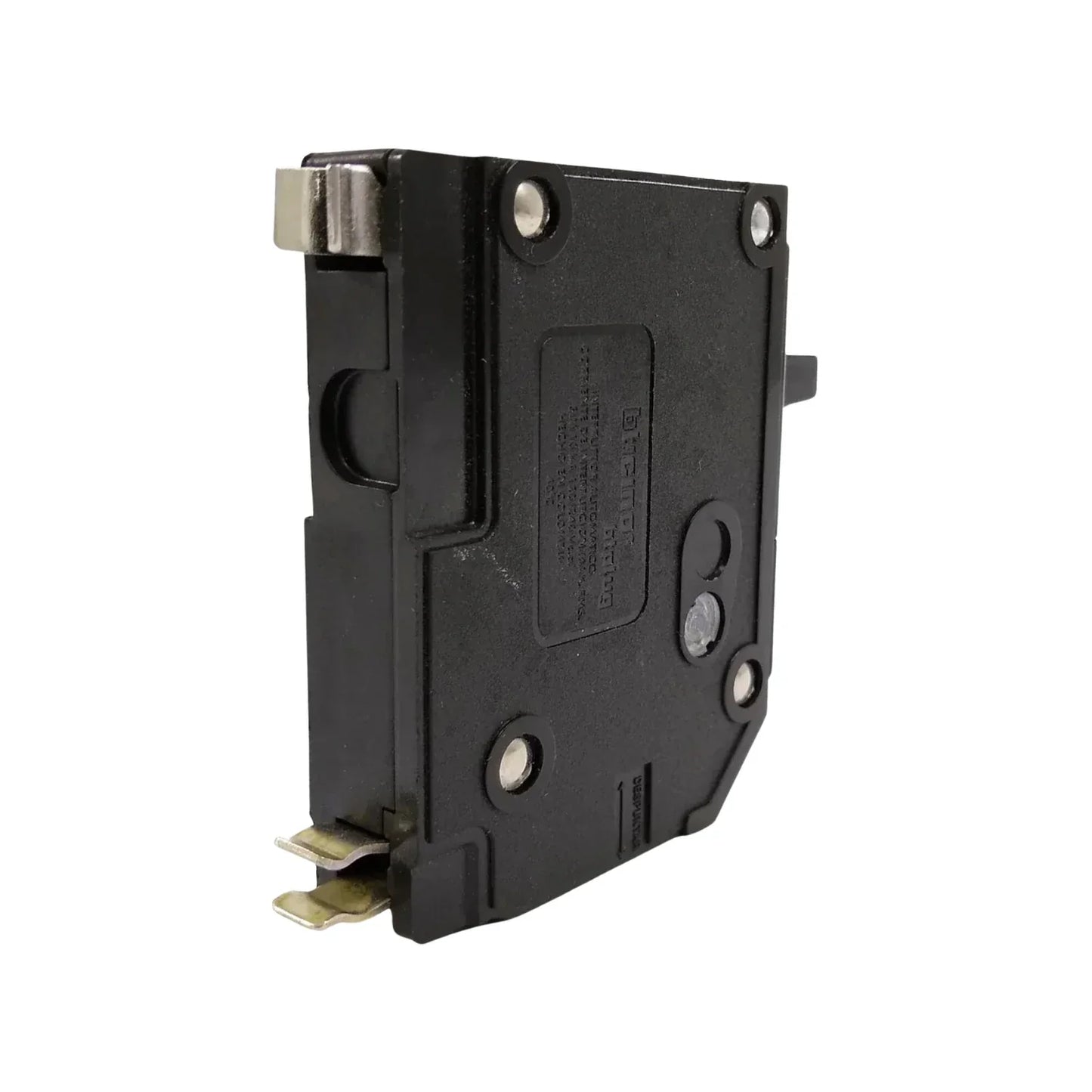 Breaker BTicino 30A unipolar negro para protección de circuitos eléctricos residenciales