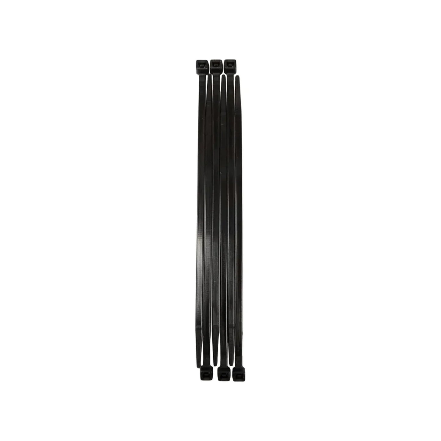 Cincho 6" (15.24 cm) negro 50 piezas Fulgore FU0279