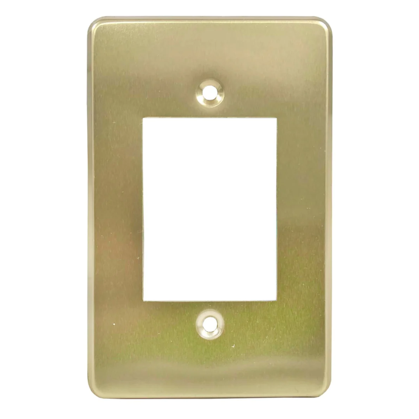 Placa 3 ventanas dorada Fulgore FU0765