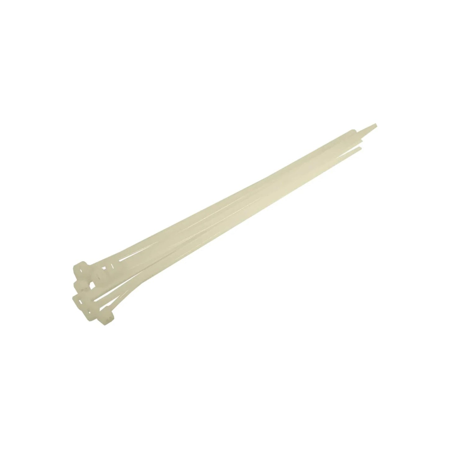 Cinchos de plástico blancos de 8 pulgadas para organizar cables, paquete de 50 piezas