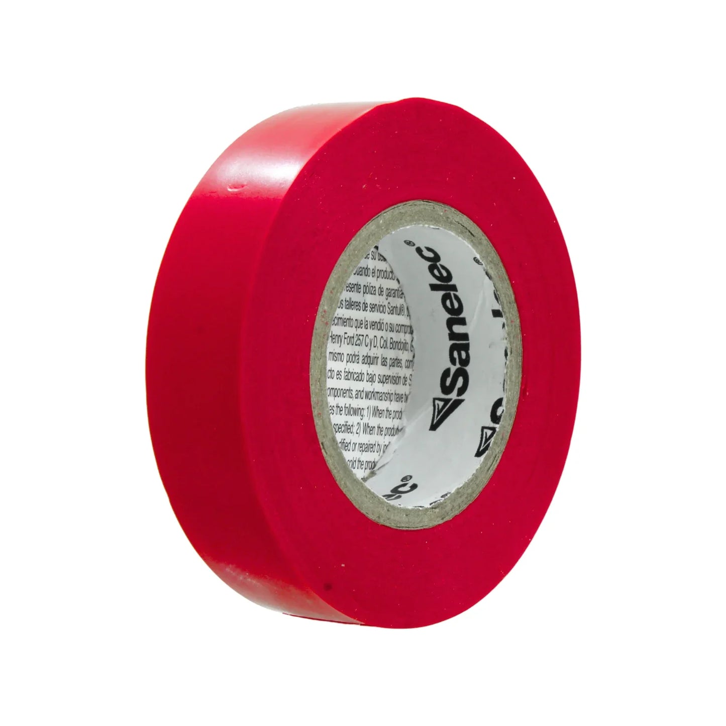 Cinta de aislar roja 18 m Sanelec 5760