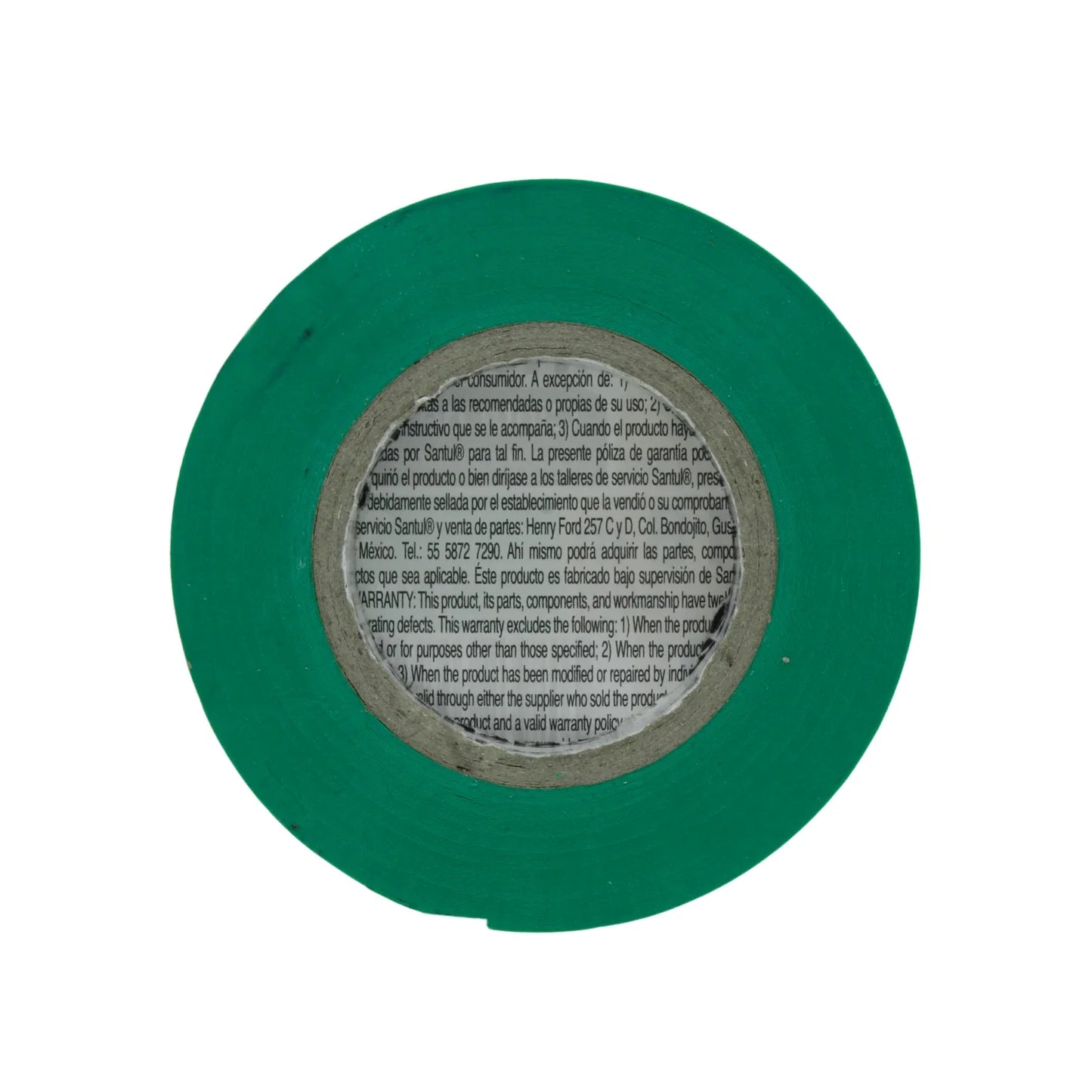 Cinta de aislar verde 18 m Sanelec 5762