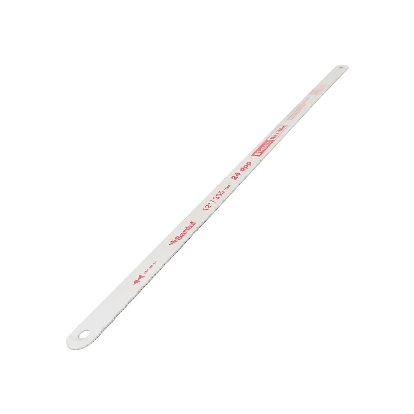 Segueta bimetálica Santul flexible 12" (305mm) con 24 DPP para cortes de metal, modelo STP-SB-24