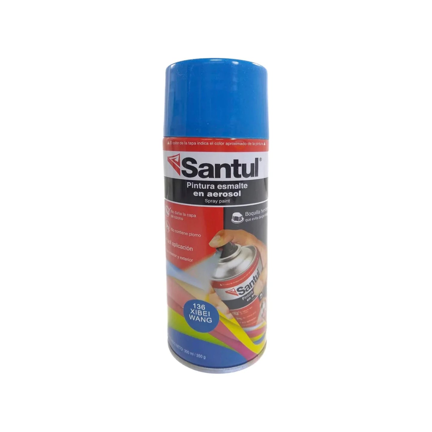 Pintura en aerosol azul ultramar 300 ml Santul 8825