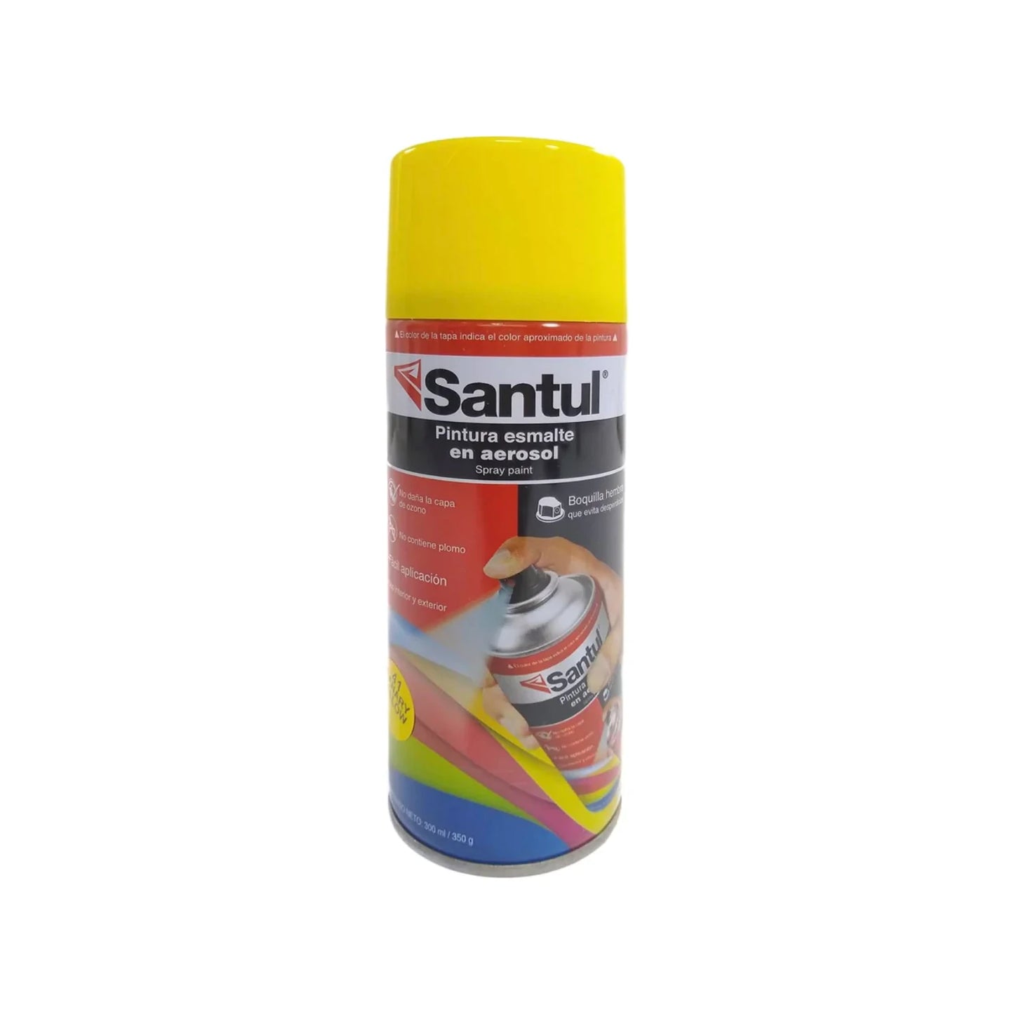 Pintura en aerosol amarillo canario 300 ml Santul 8827